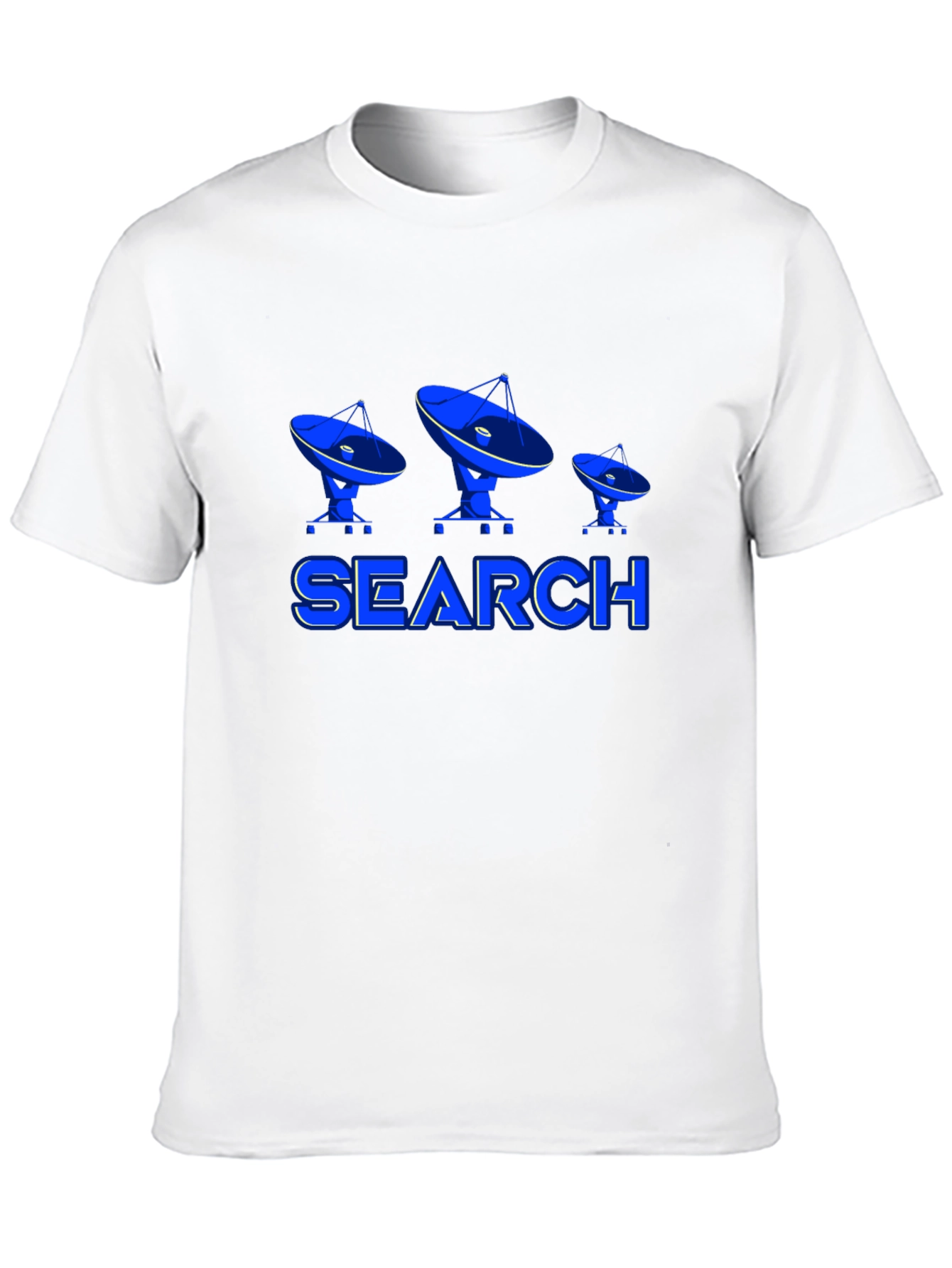 Search For Extraterrestrial Life Black T-Shirt