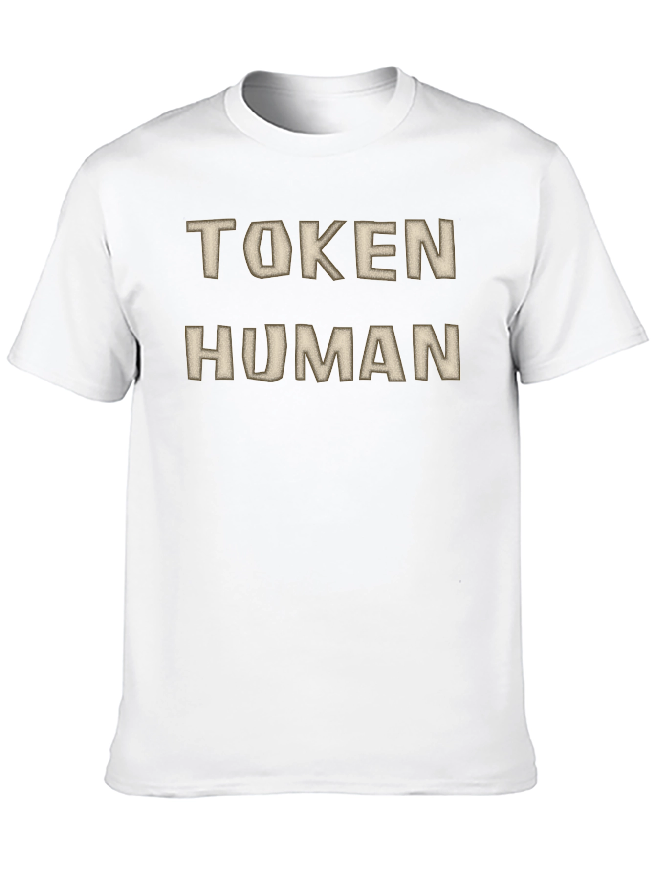 Token Human Funny Graphic T-Shirt