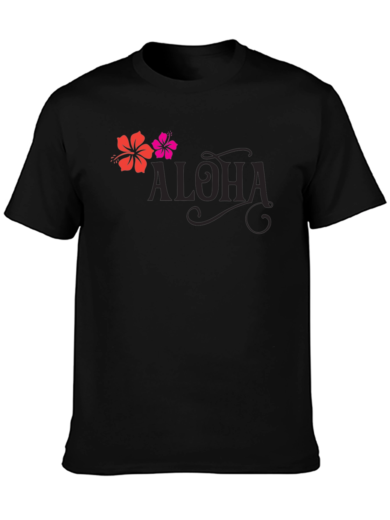 Aloha Flower Graphic T-Shirt