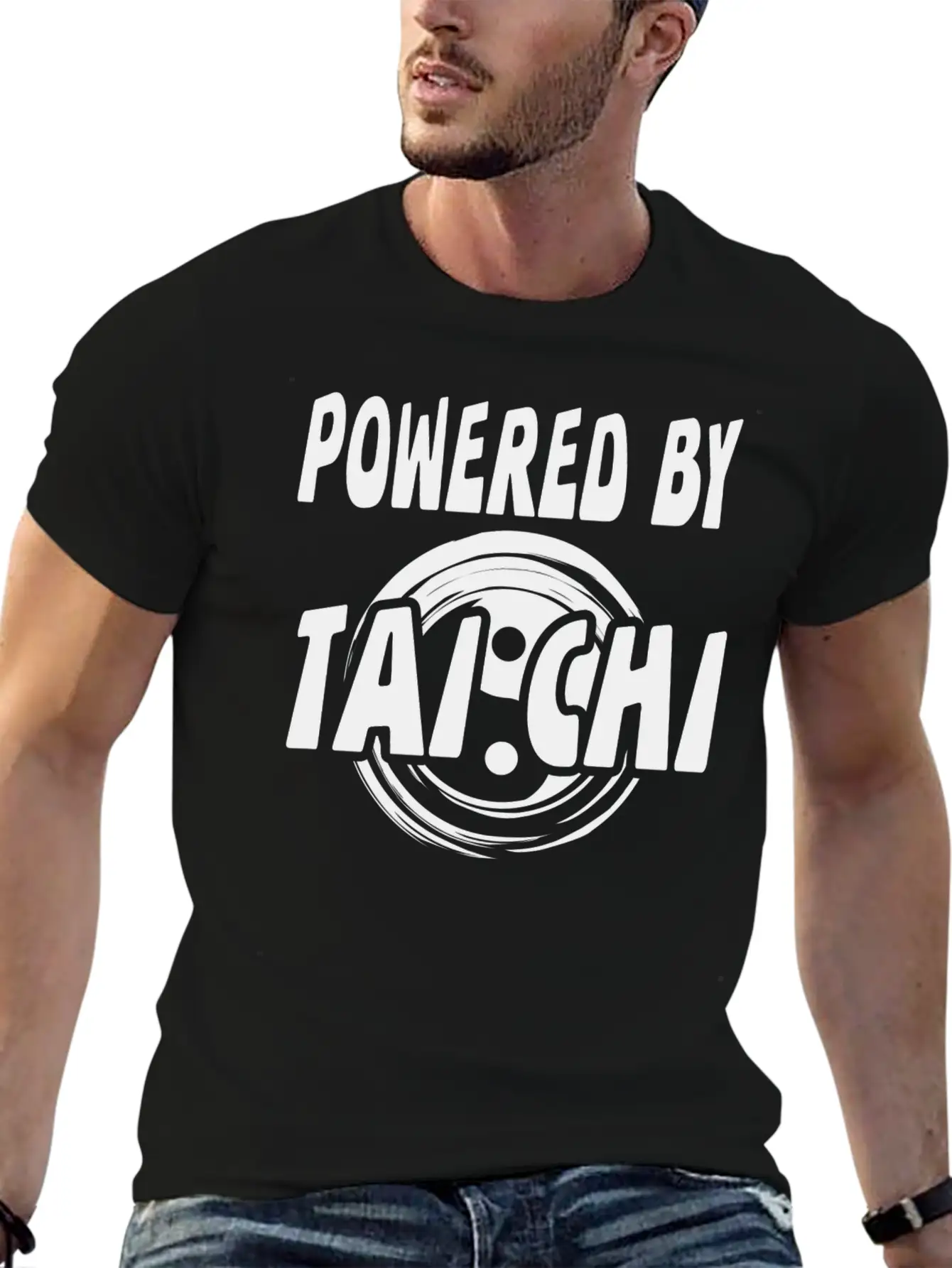 Tai Chi Lightweight Cotton T-Shirt – Daily Comfort Graphic Shirt