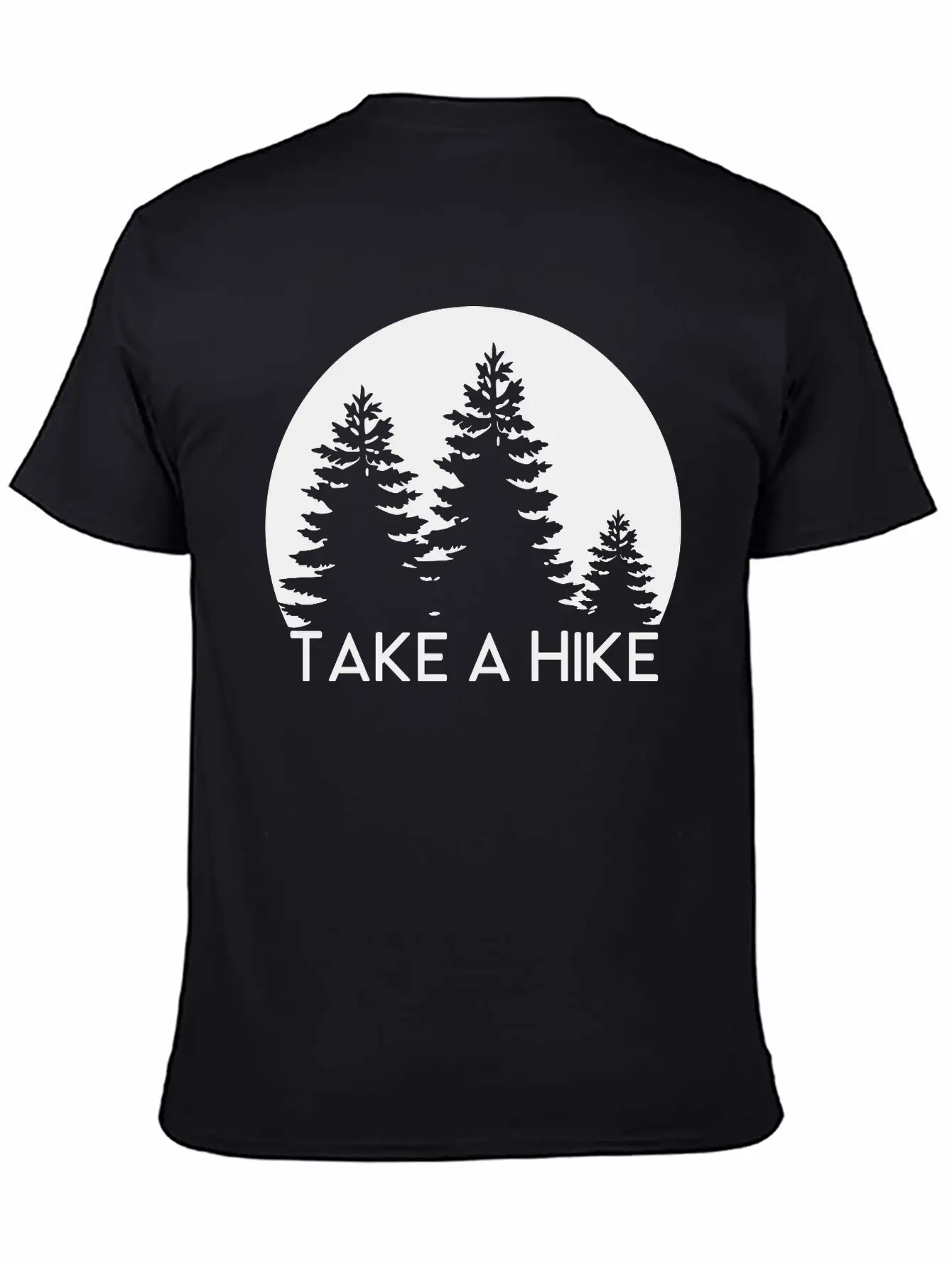 Take A Hike, Nature, Adventure, Explore, Hiking Basic Graphic T-Shirt – Daily Comfort In Soft Cotton
