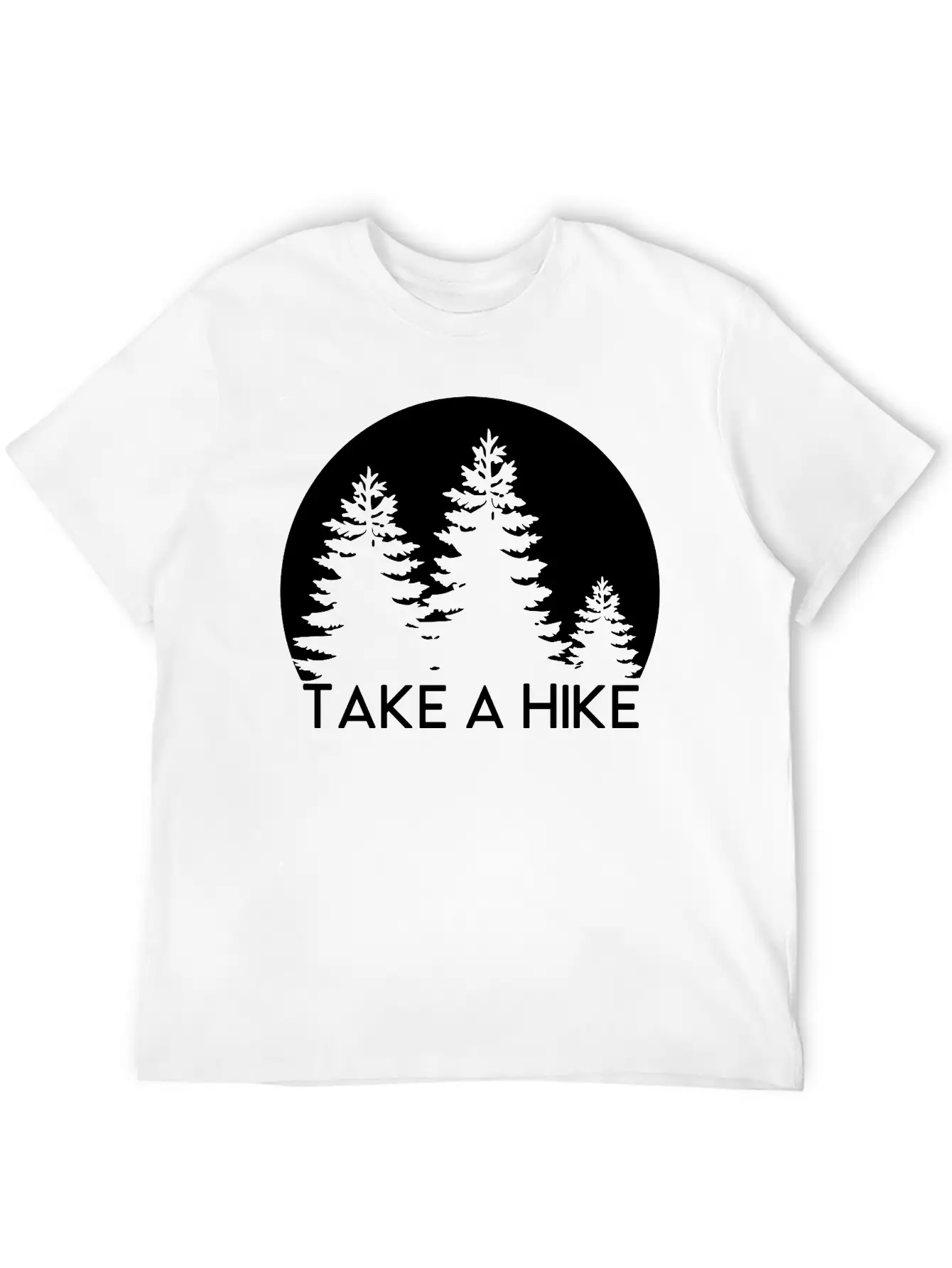 Take A Hike, Nature, Adventure, Explore, Hiking Basic Graphic T-Shirt – Daily Comfort In Soft Cotton