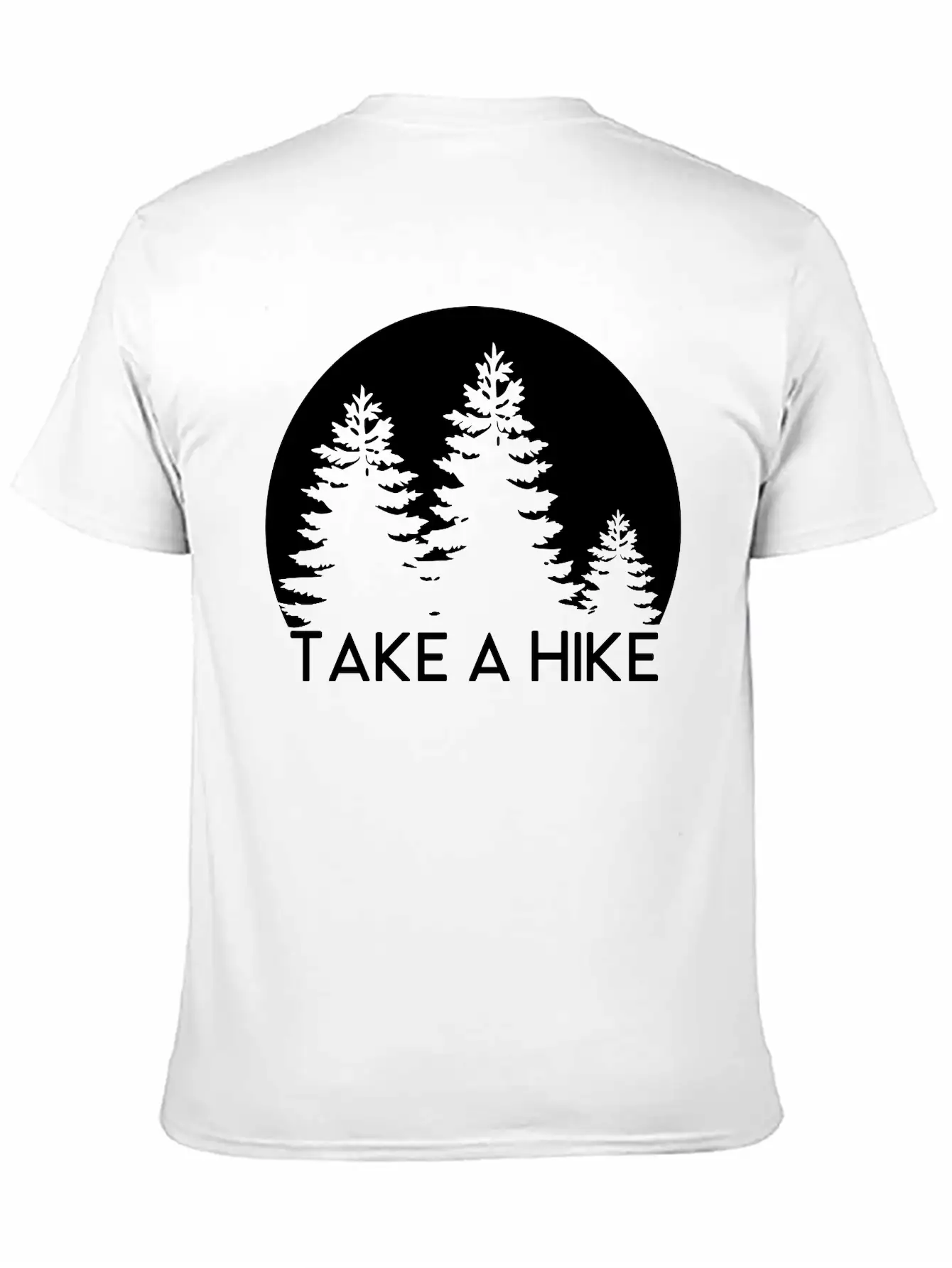 Take A Hike, Nature, Adventure, Explore, Hiking Basic Graphic T-Shirt – Daily Comfort In Soft Cotton