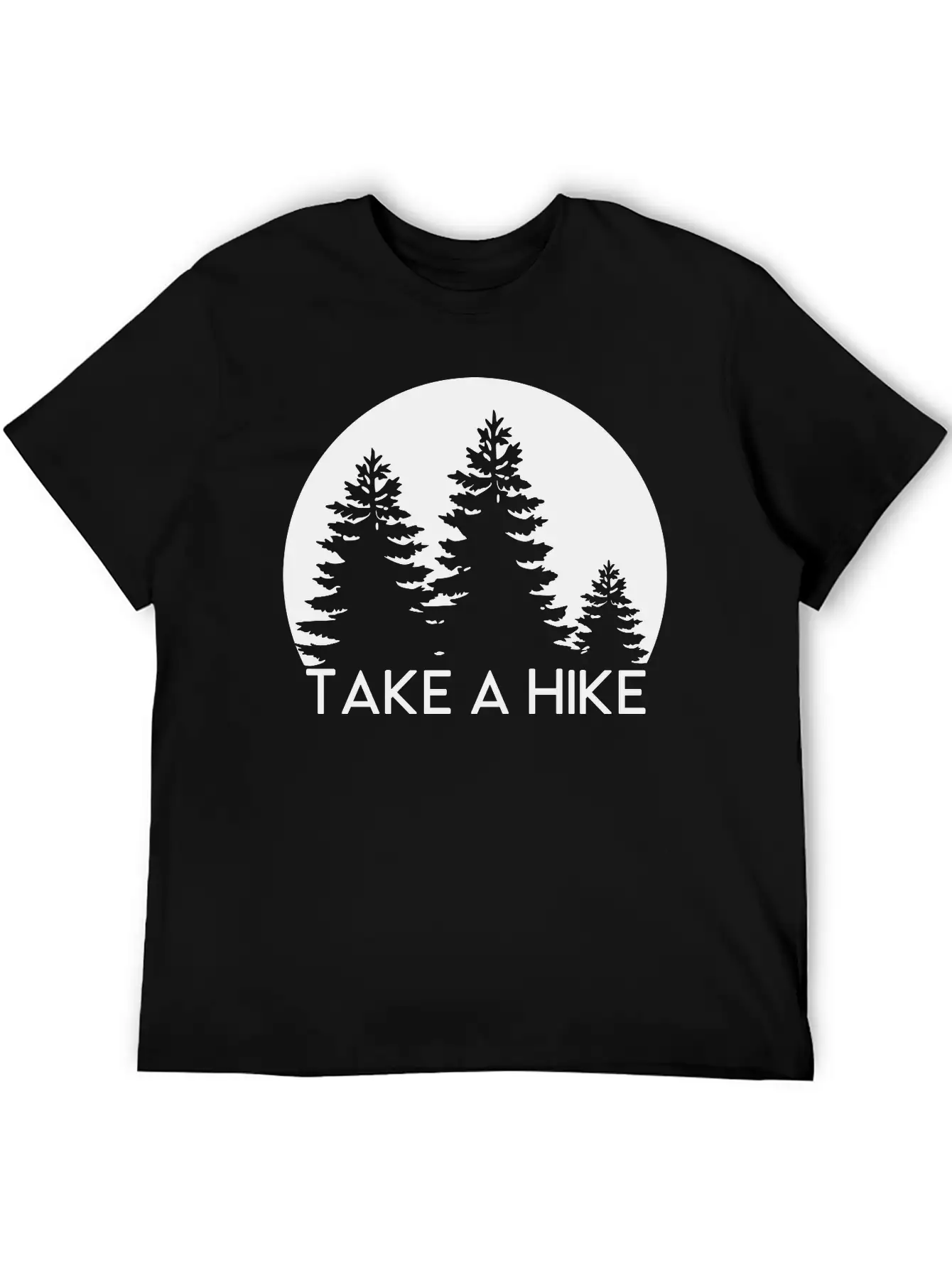 Take A Hike, Nature, Adventure, Explore, Hiking Basic Graphic T-Shirt – Daily Comfort In Soft Cotton