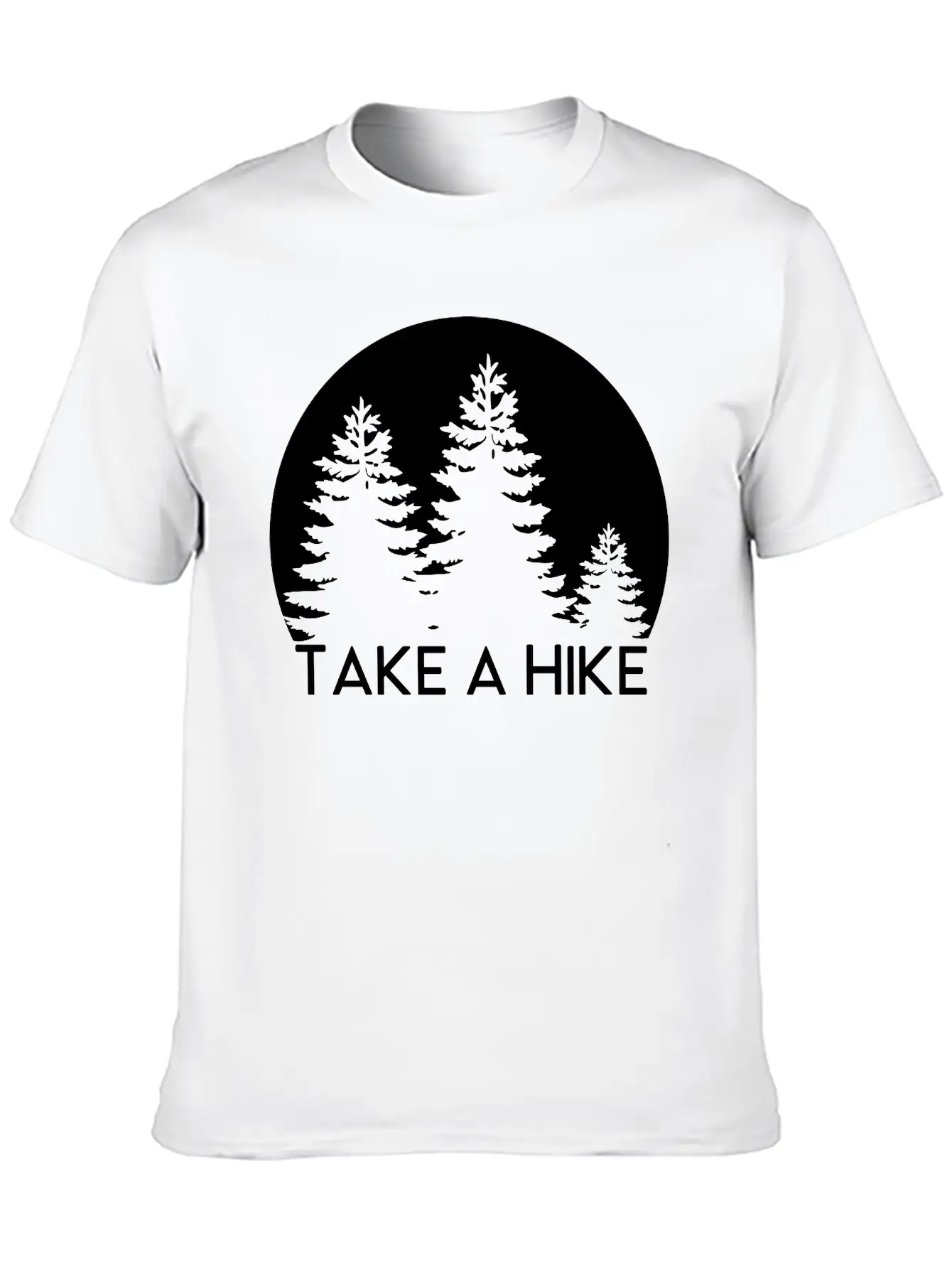Take A Hike, Nature, Adventure, Explore, Hiking Basic Graphic T-Shirt – Daily Comfort In Soft Cotton