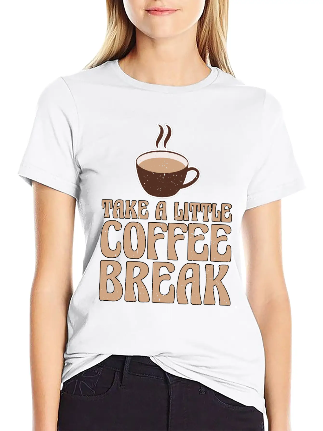 Take A Little Coffee Break 2 Stylish Everyday T-Shirt – Unisex Basic Cotton Tee