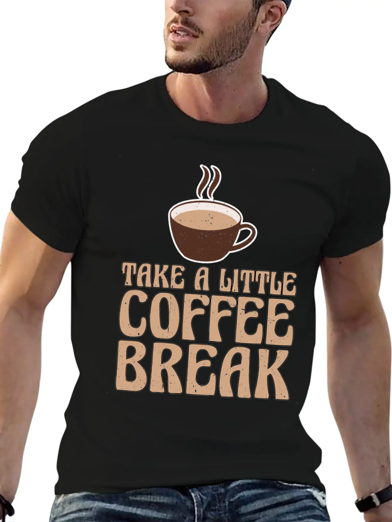 Take A Little Coffee Break 2 Stylish Everyday T-Shirt – Unisex Basic Cotton Tee
