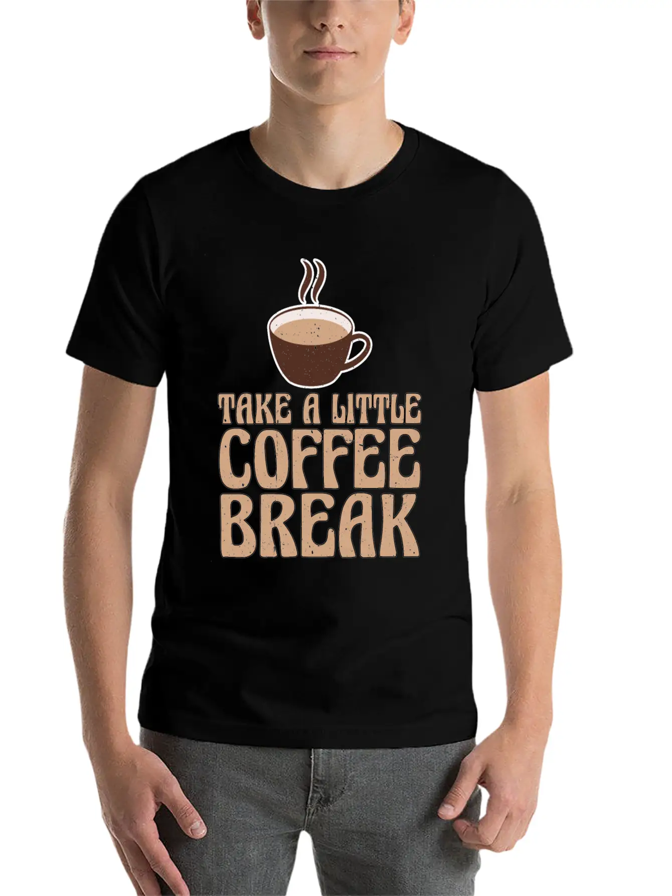 Take A Little Coffee Break 2 Stylish Everyday T-Shirt – Unisex Basic Cotton Tee