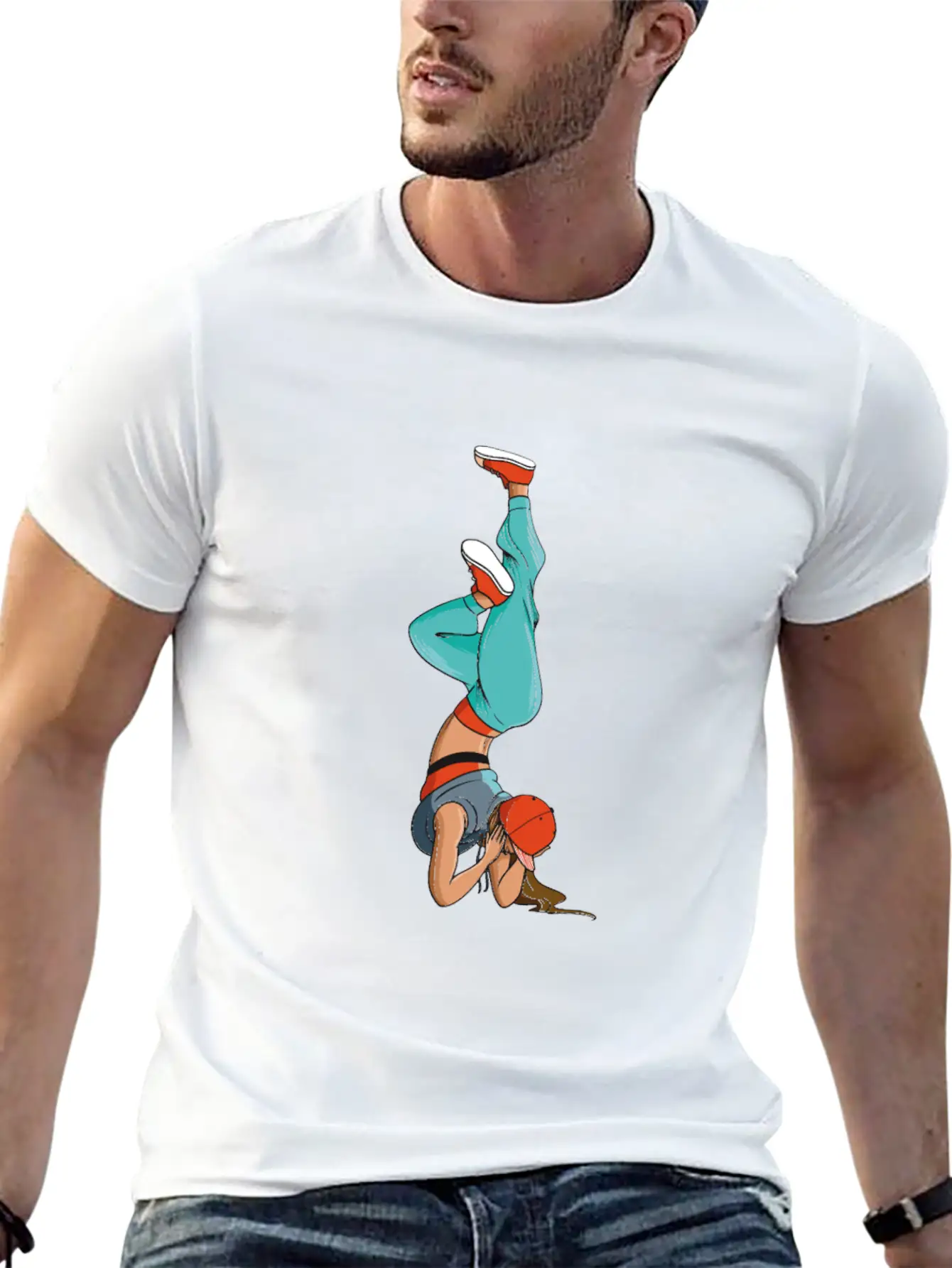 Talent Dance Stand Lightweight Cotton T-Shirt – Daily Comfort Graphic Shirt