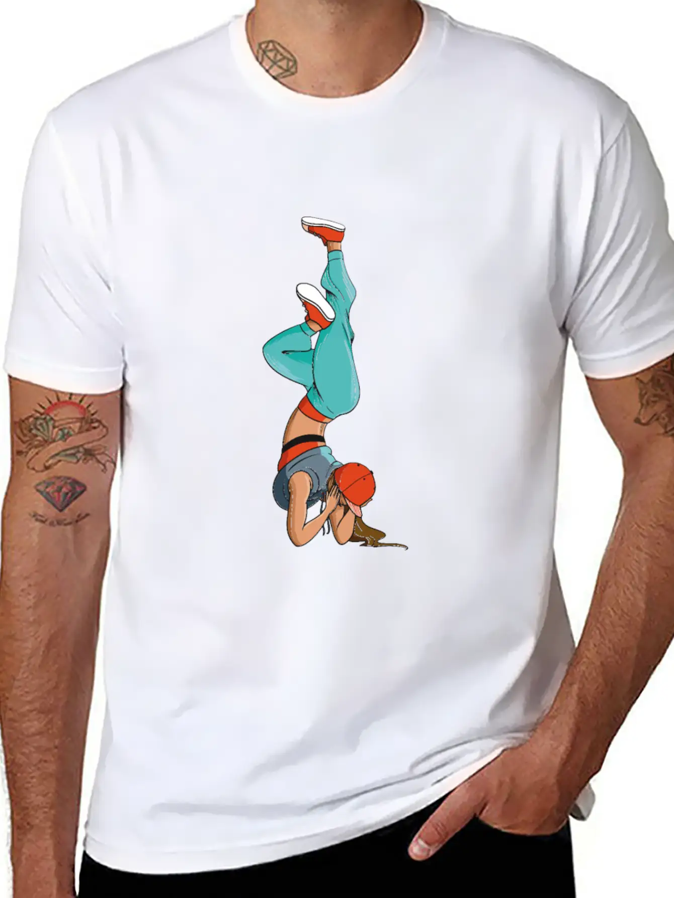 Talent Dance Stand Lightweight Cotton T-Shirt – Daily Comfort Graphic Shirt