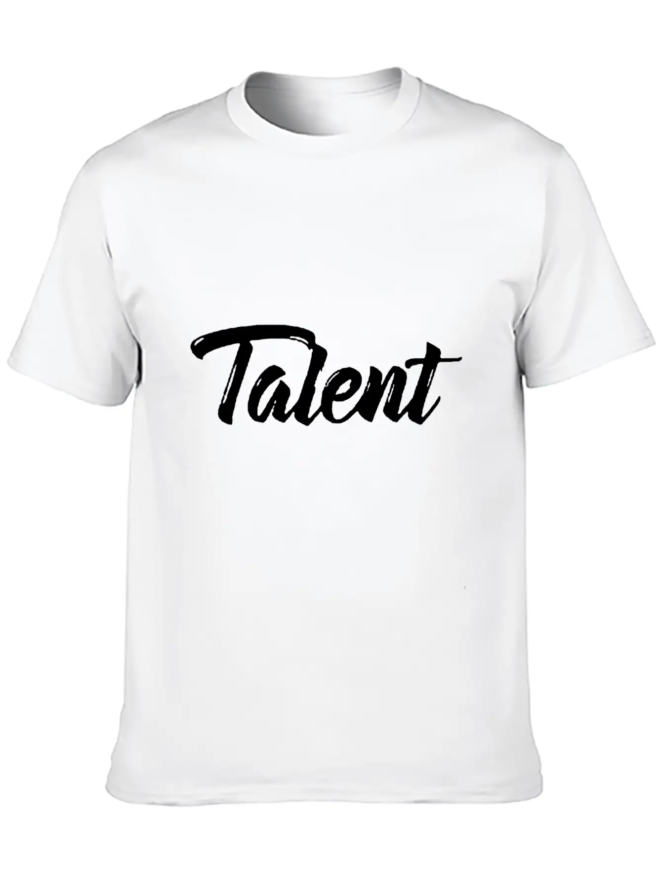 Talent Typography Funny Unisex Casual T-Shirt – Clean Design For Daily Comfort