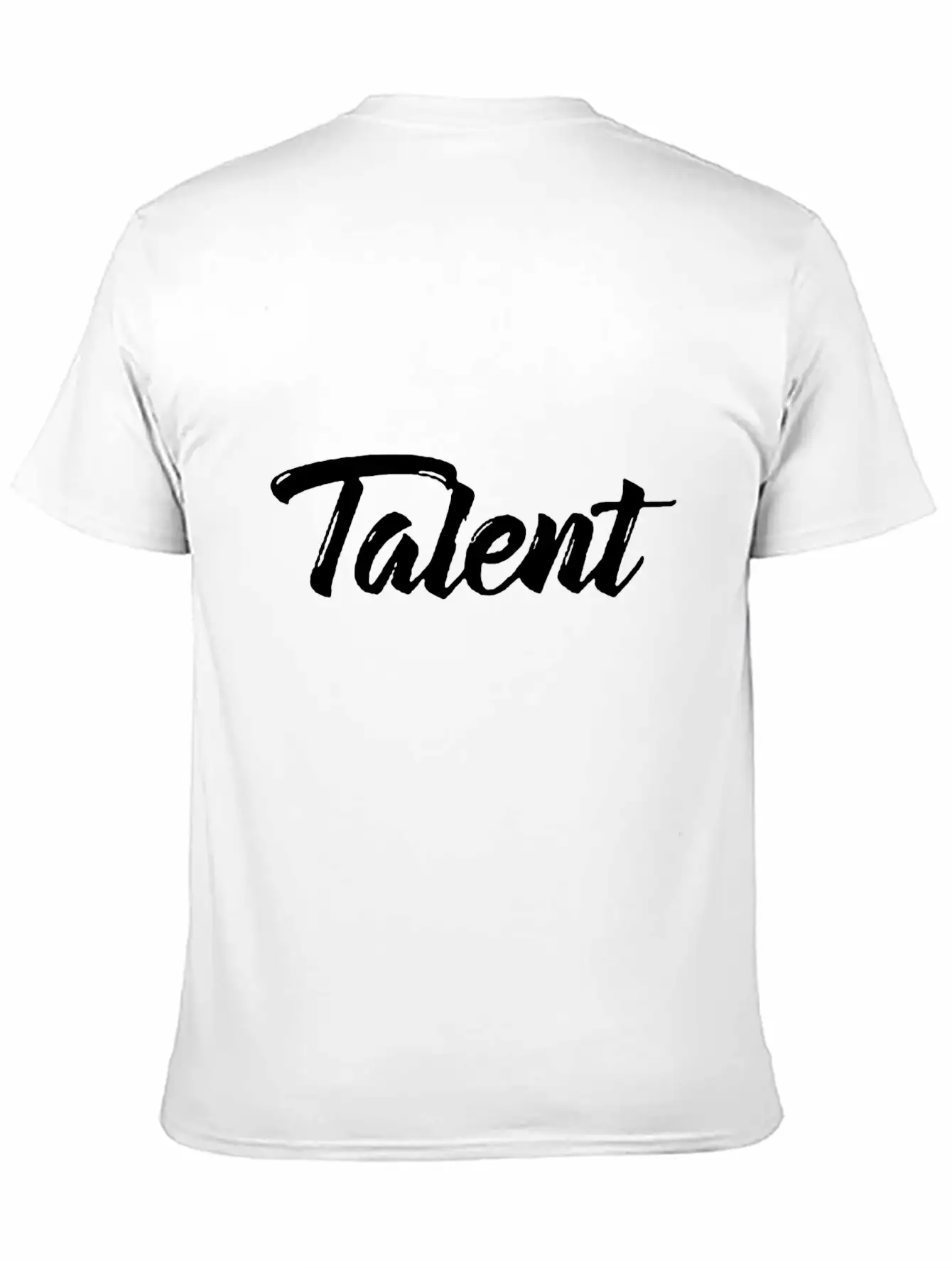 Talent Typography Funny Unisex Casual T-Shirt – Clean Design For Daily Comfort