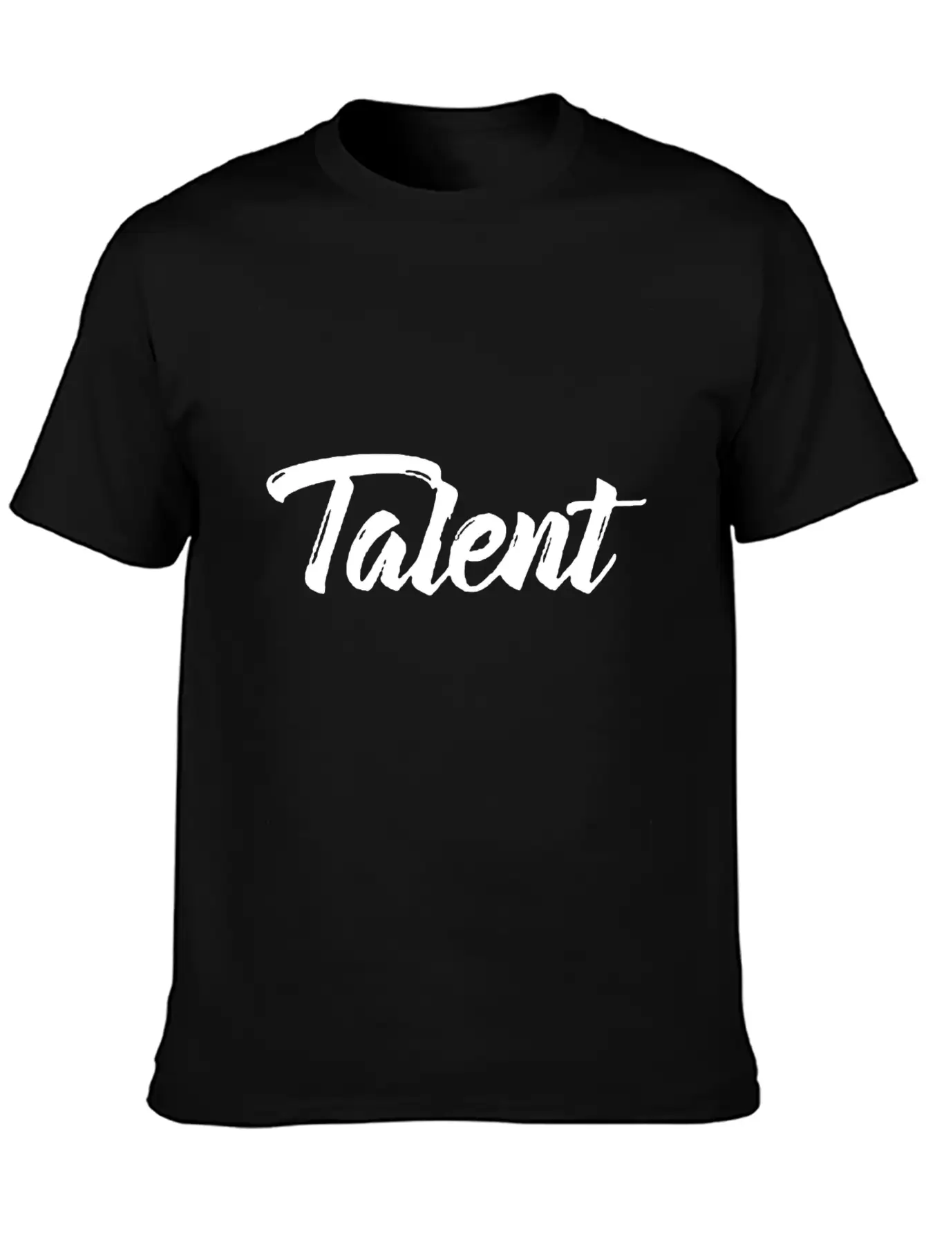 Talent Typography Funny Unisex Casual T-Shirt – Clean Design For Daily Comfort