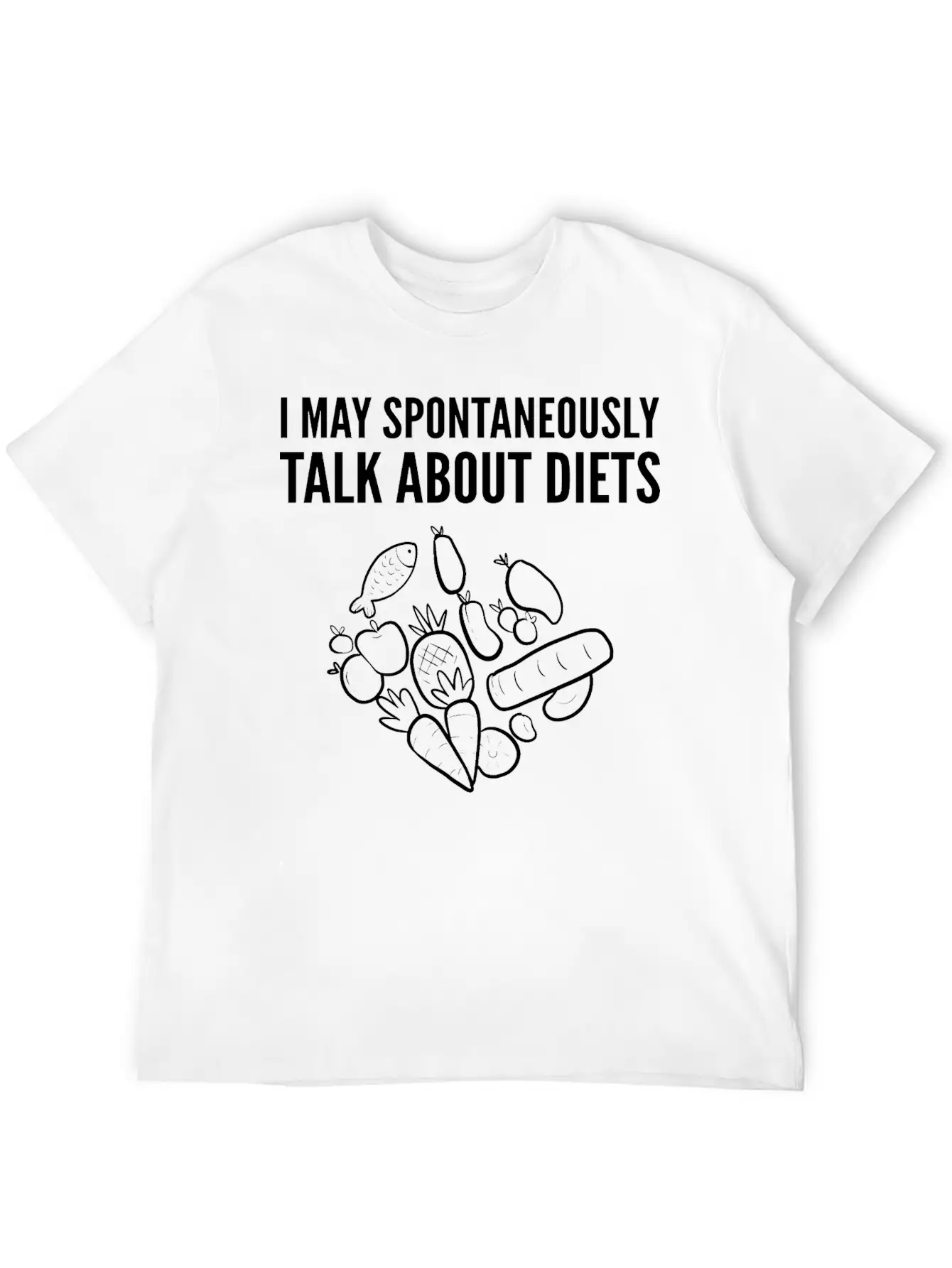 Talk About Diets Dietitians Gift Basic Graphic T-Shirt – Daily Comfort In Soft Cotton
