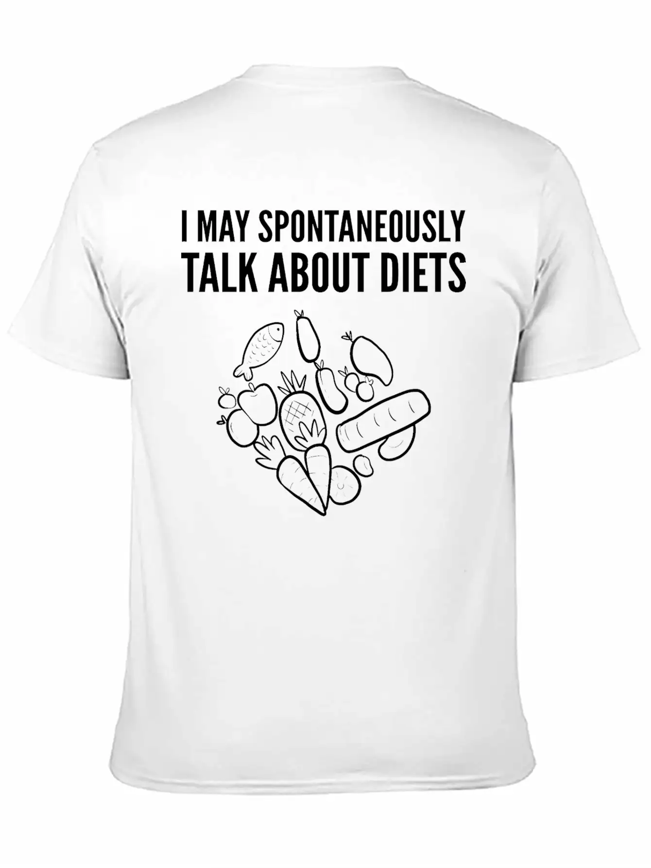 Talk About Diets Dietitians Gift Basic Graphic T-Shirt – Daily Comfort In Soft Cotton