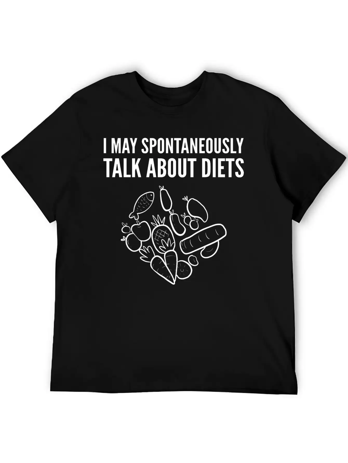 Talk About Diets Dietitians Gift Basic Graphic T-Shirt – Daily Comfort In Soft Cotton