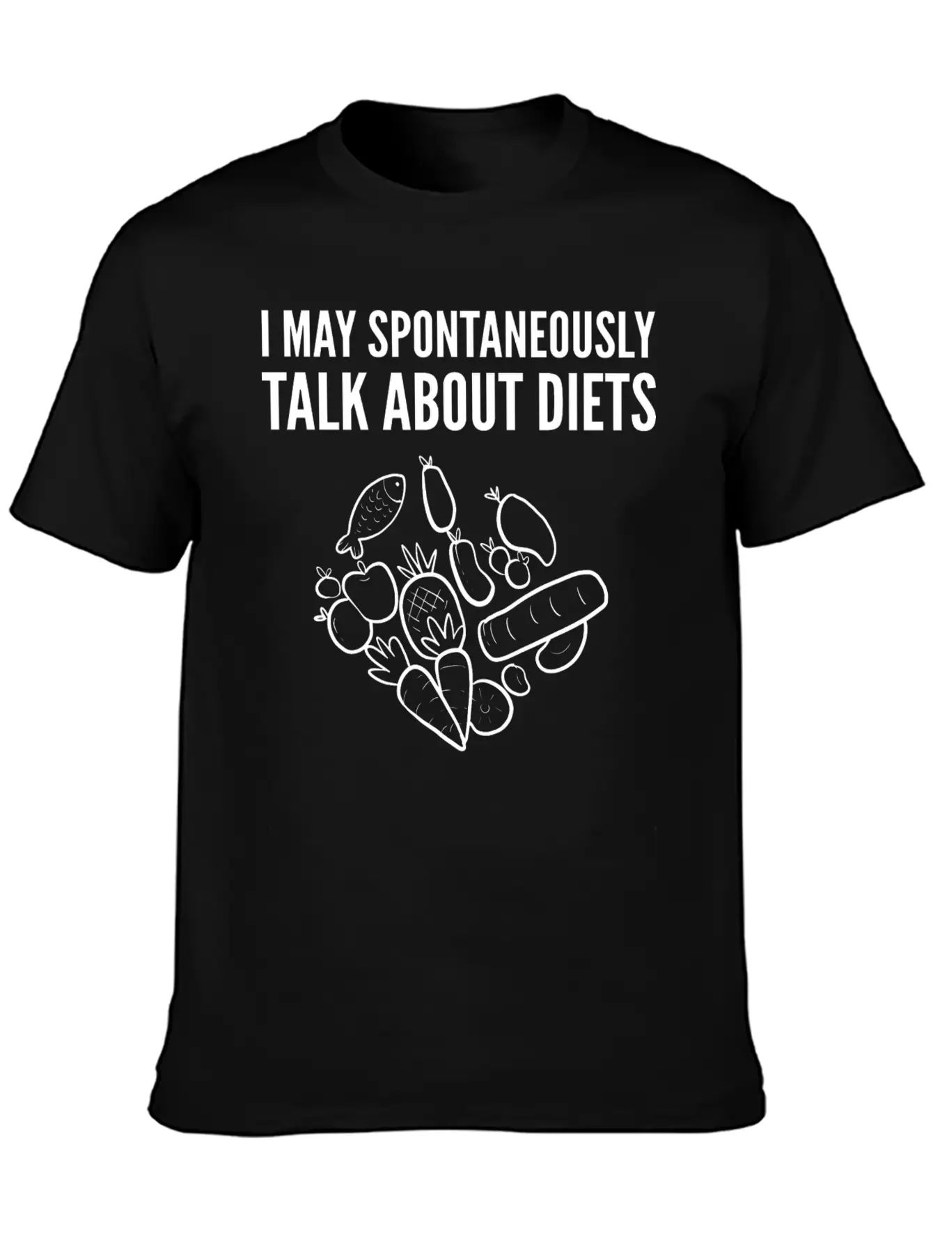 Talk About Diets Dietitians Gift Basic Graphic T-Shirt – Daily Comfort In Soft Cotton