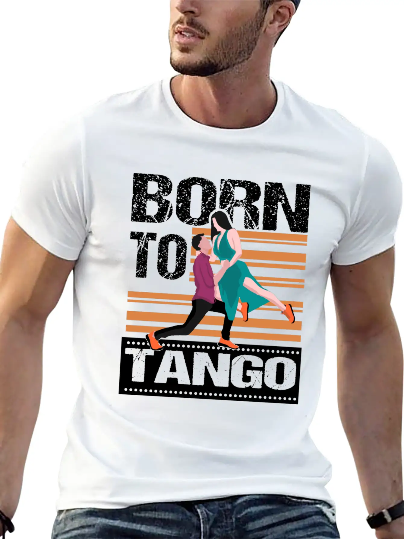 Tango Dancing Basic Graphic T-Shirt – Daily Comfort In Soft Cotton