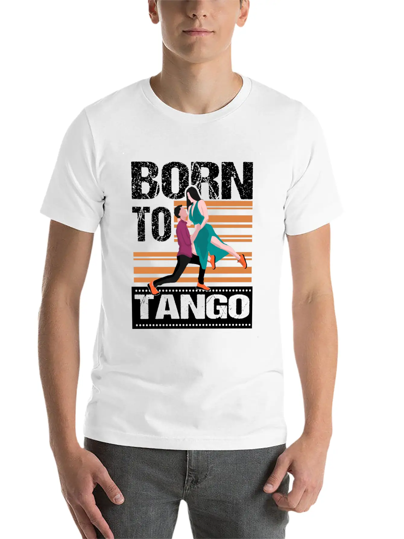 Tango Dancing Basic Graphic T-Shirt – Daily Comfort In Soft Cotton