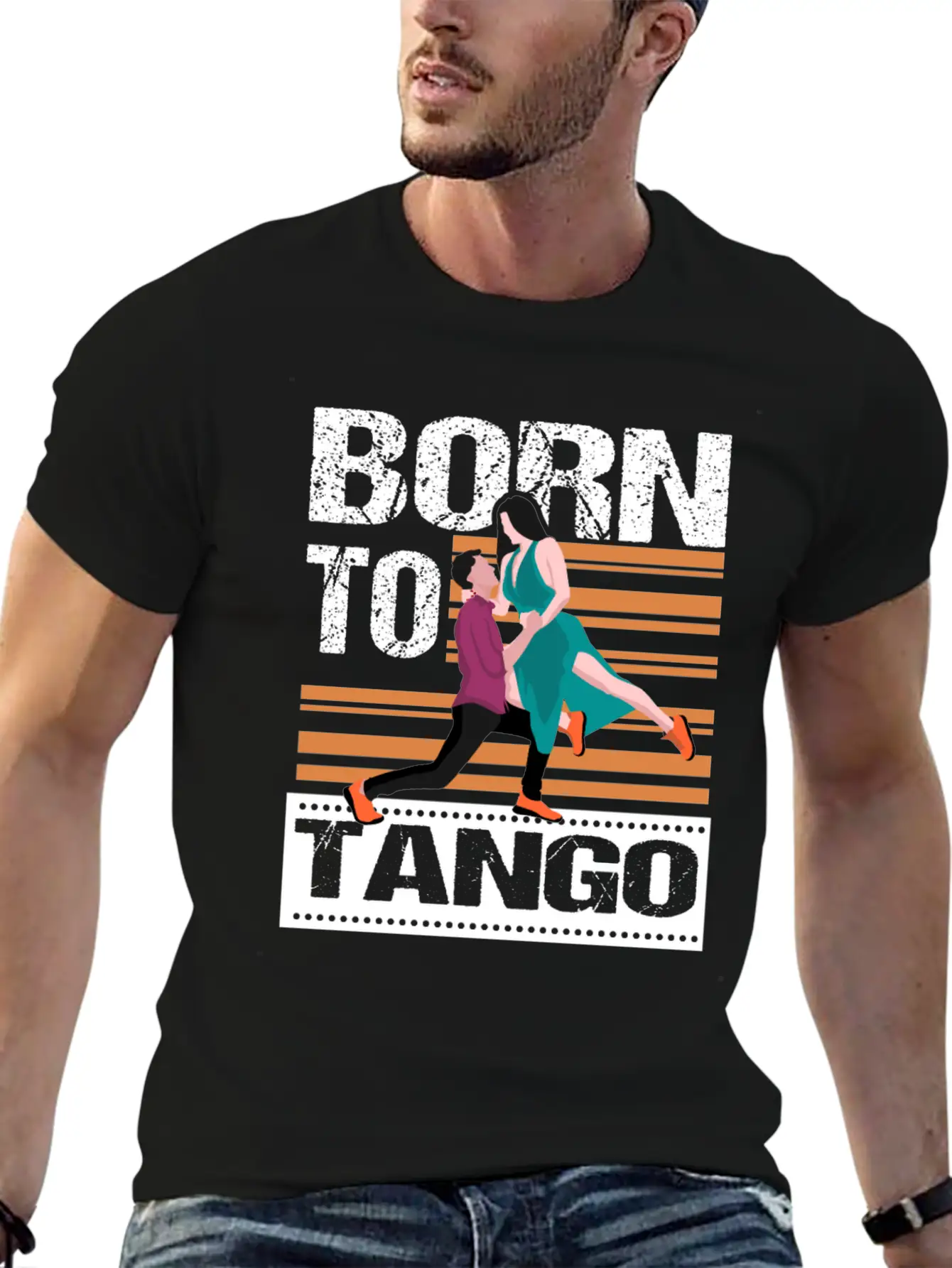Tango Dancing Basic Graphic T-Shirt – Daily Comfort In Soft Cotton