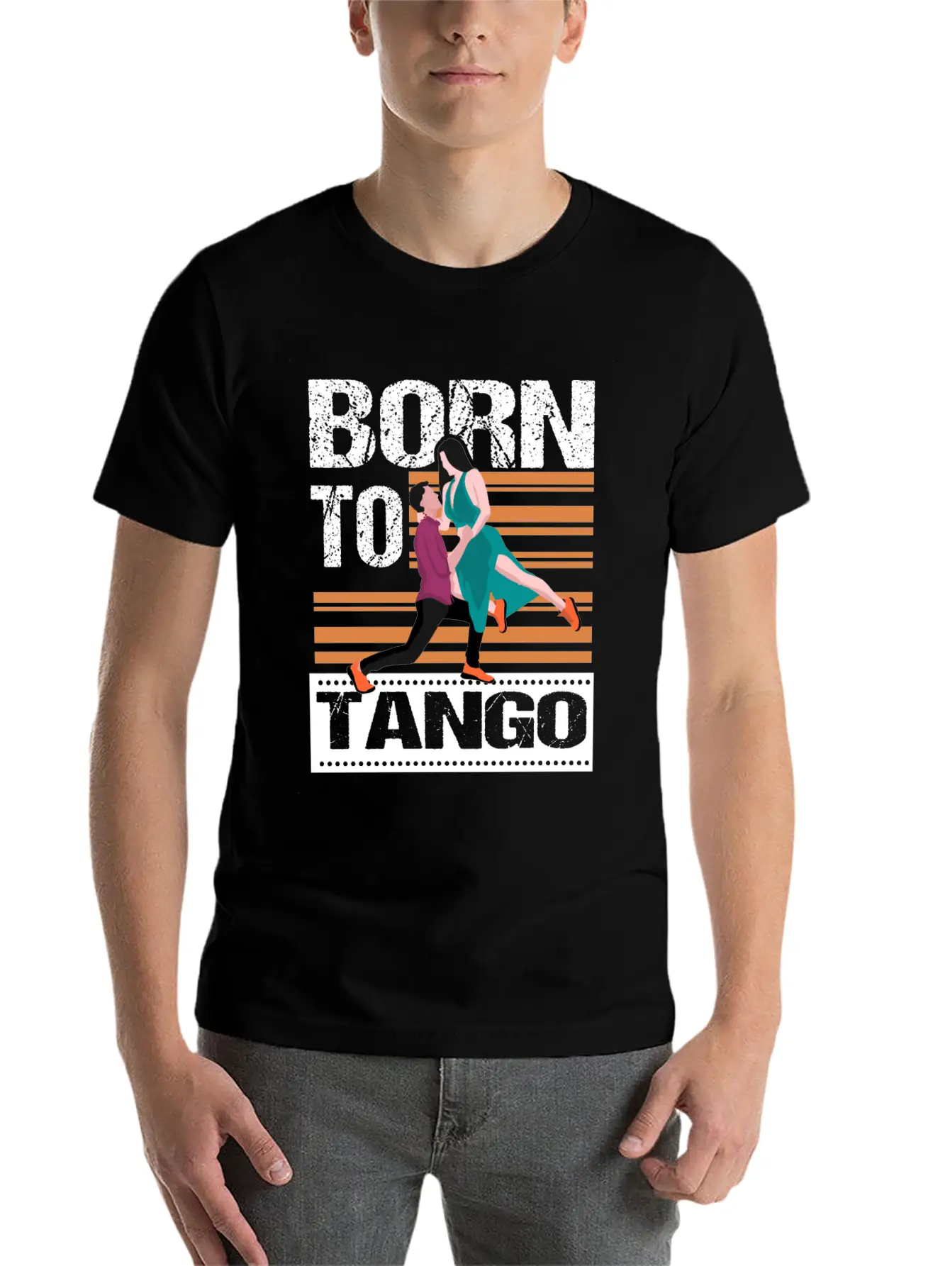 Tango Dancing Basic Graphic T-Shirt – Daily Comfort In Soft Cotton