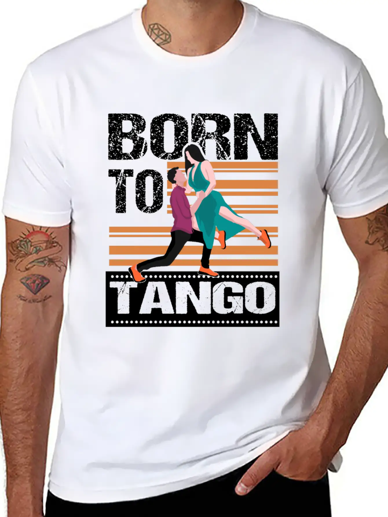 Tango Dancing Basic Graphic T-Shirt – Daily Comfort In Soft Cotton
