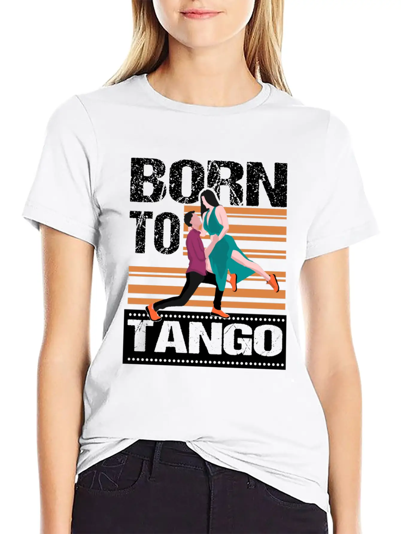 Tango Dancing Basic Graphic T-Shirt – Daily Comfort In Soft Cotton
