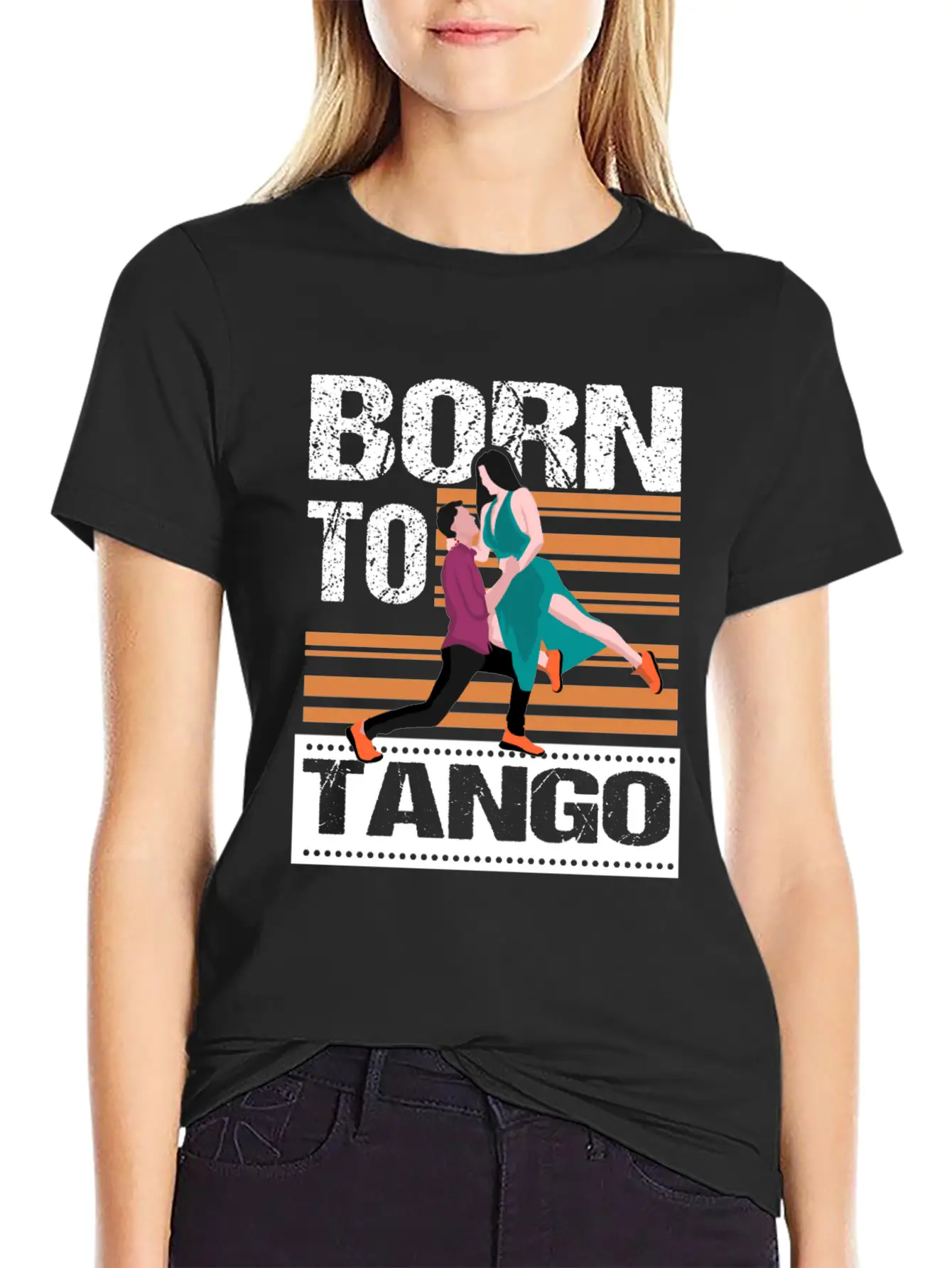 Tango Dancing Basic Graphic T-Shirt – Daily Comfort In Soft Cotton