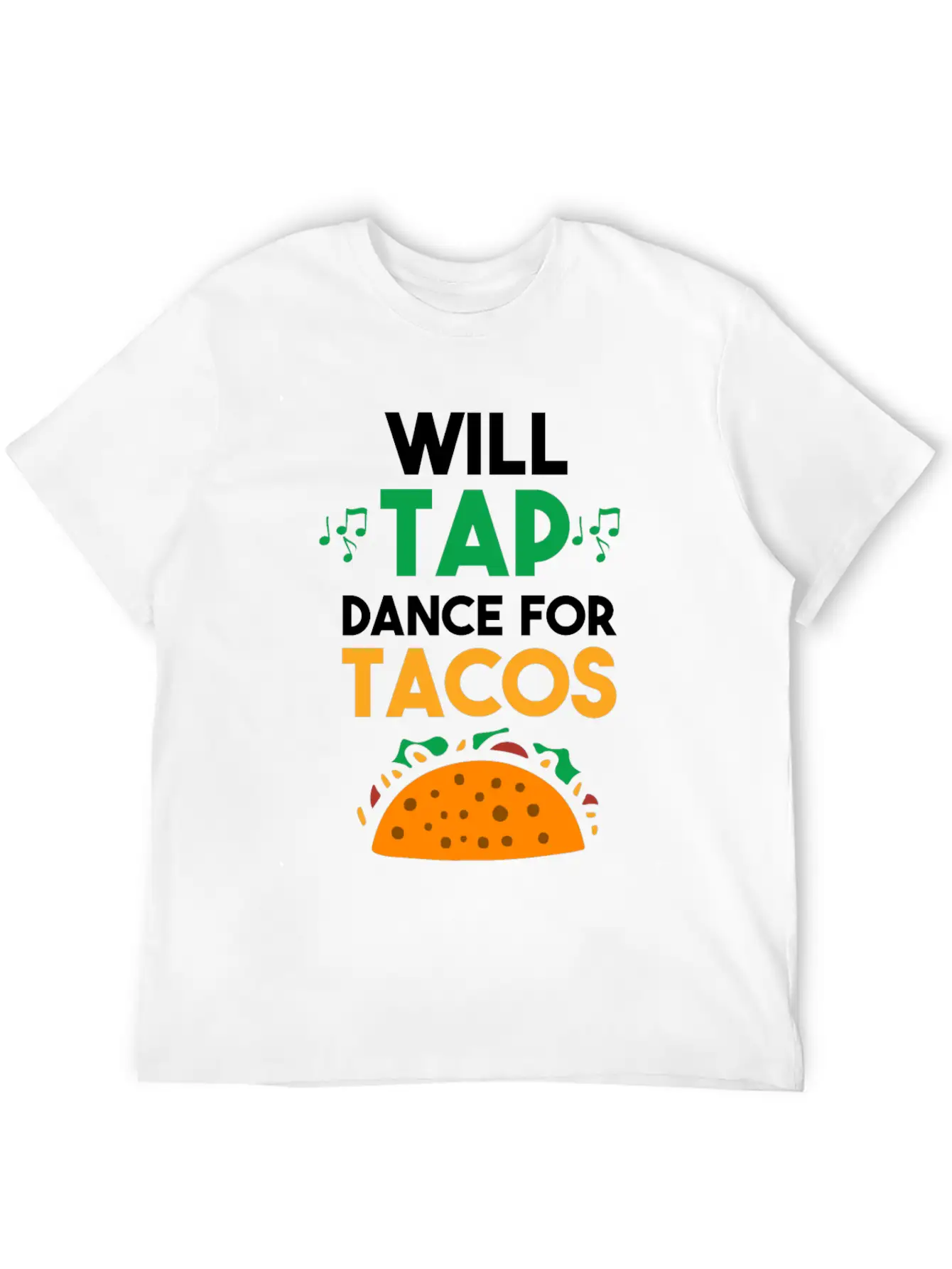 Tap Dance Feet Stomp Rhythm Taco Lover Soft Cotton Short Sleeve Tee – Unisex Wardrobe Staple