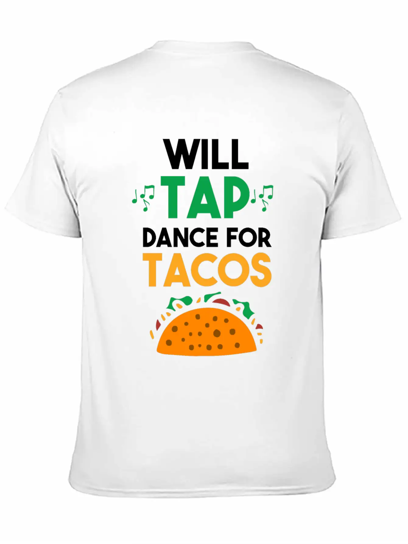 Tap Dance Feet Stomp Rhythm Taco Lover Soft Cotton Short Sleeve Tee – Unisex Wardrobe Staple