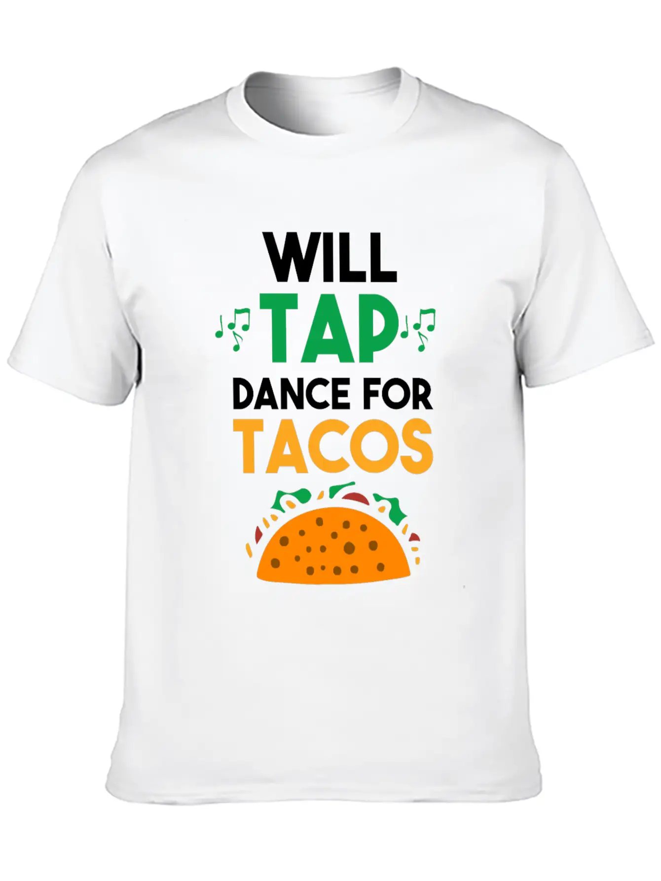 Tap Dance Feet Stomp Rhythm Taco Lover Soft Cotton Short Sleeve Tee – Unisex Wardrobe Staple