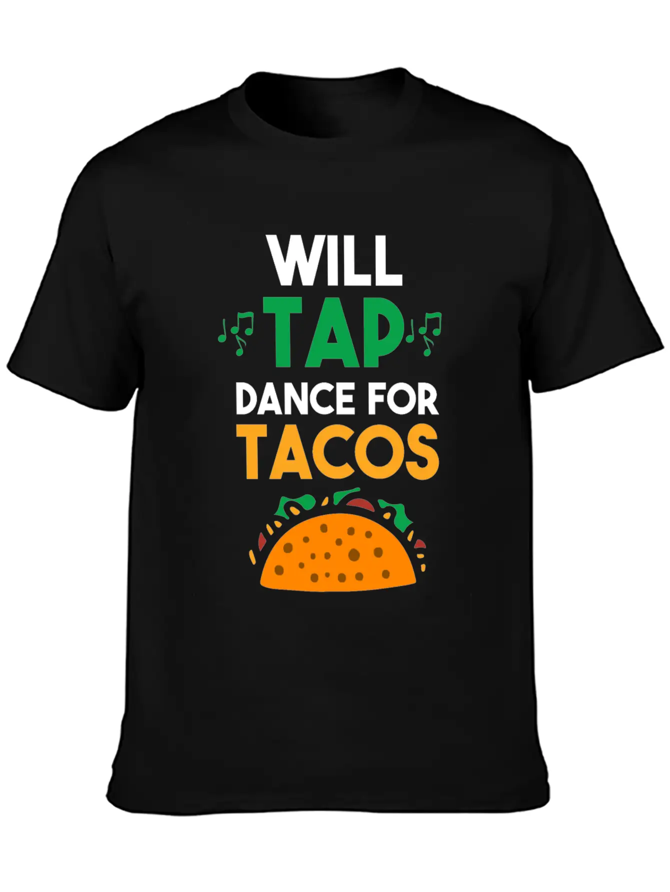 Tap Dance Feet Stomp Rhythm Taco Lover Soft Cotton Short Sleeve Tee – Unisex Wardrobe Staple
