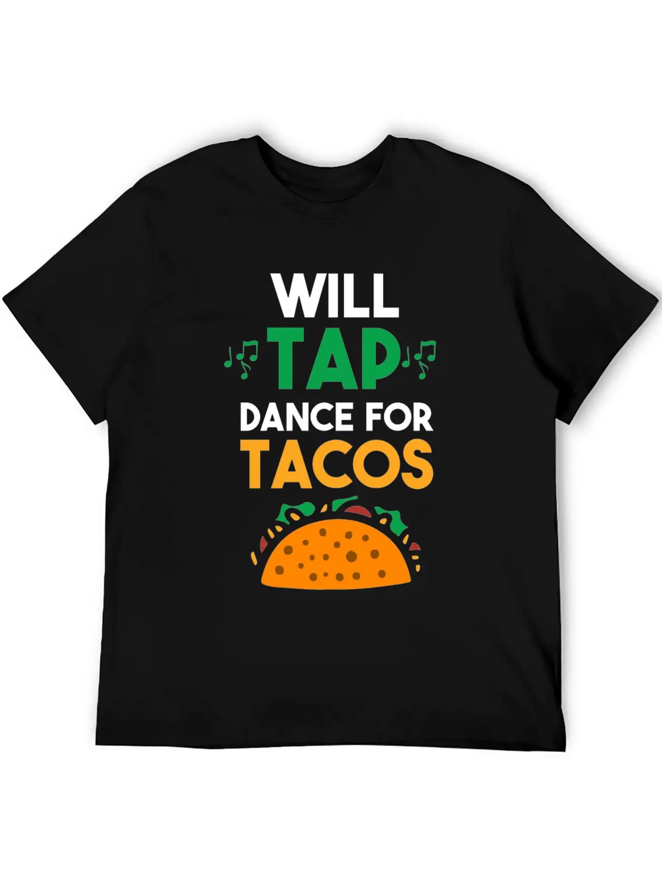 Tap Dance Feet Stomp Rhythm Taco Lover Soft Cotton Short Sleeve Tee – Unisex Wardrobe Staple