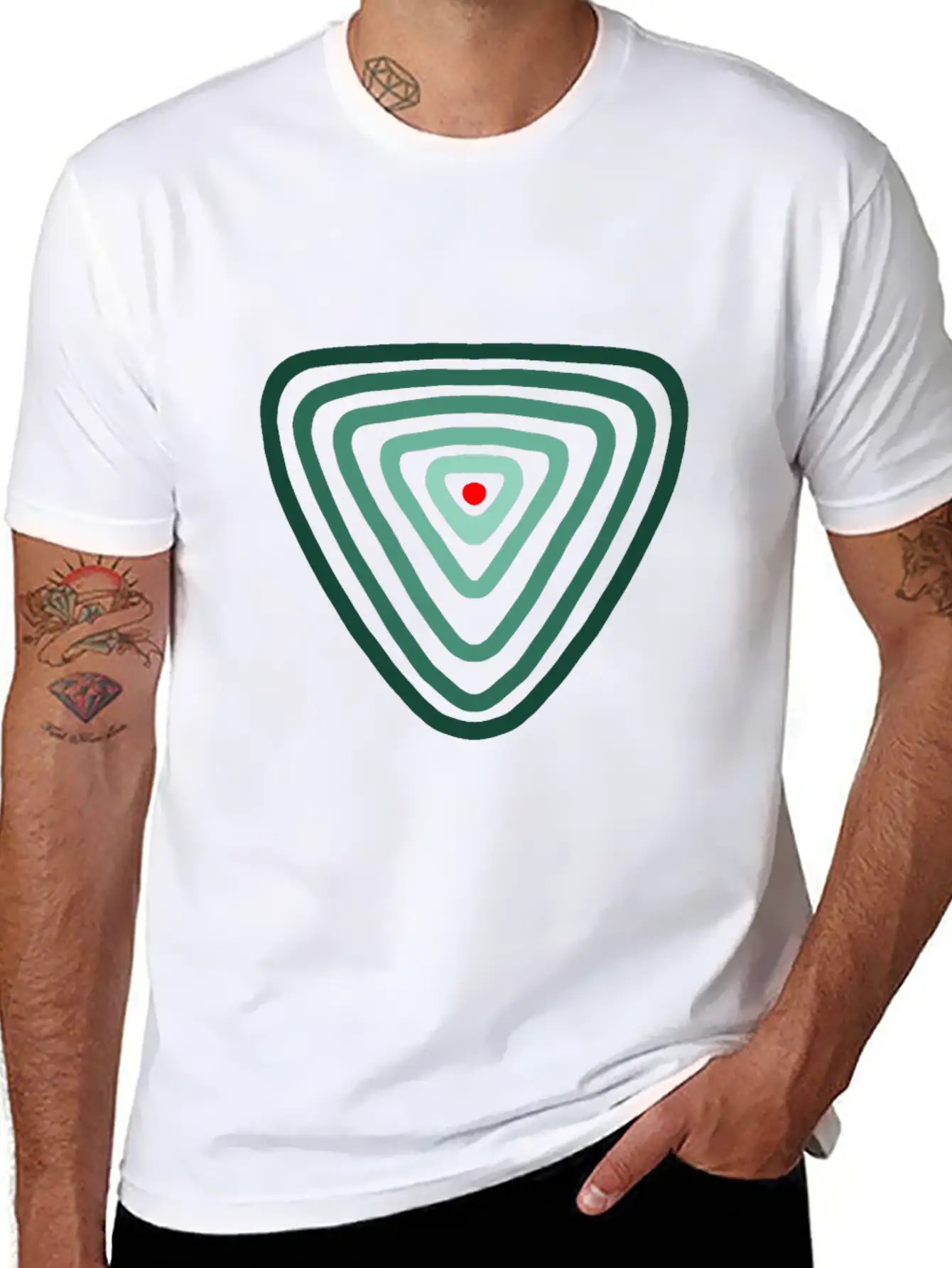 Target Point Unisex Casual T-Shirt – Clean Design For Daily Comfort