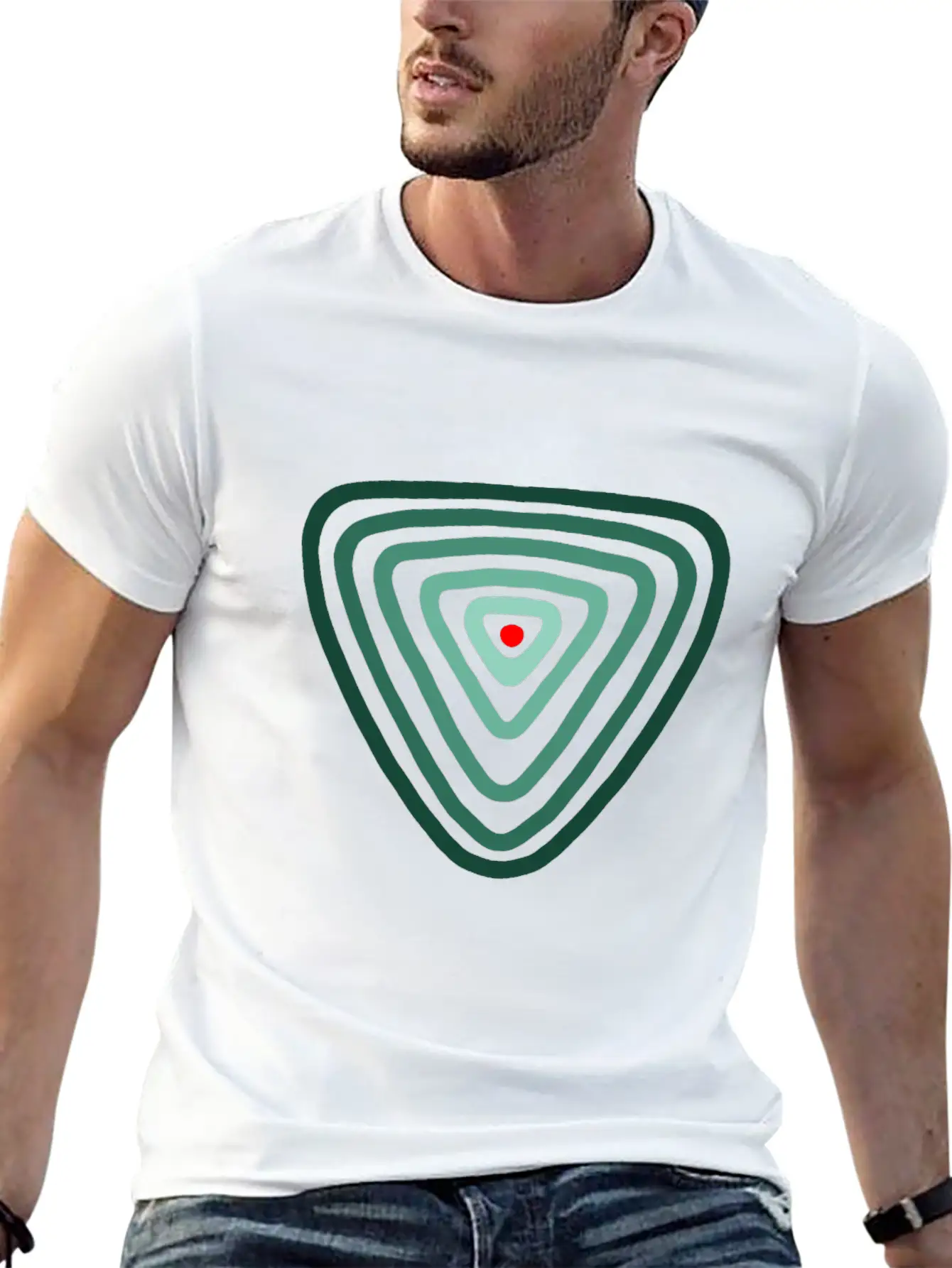 Target Point Unisex Casual T-Shirt – Clean Design For Daily Comfort