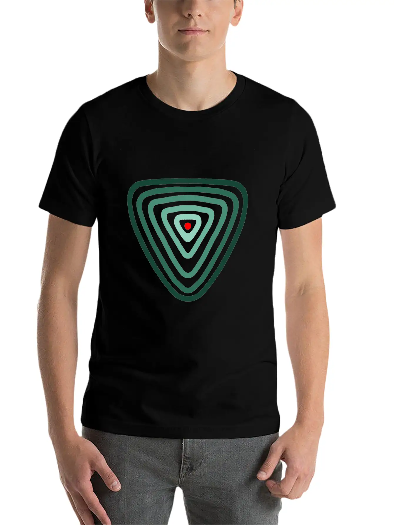 Target Point Unisex Casual T-Shirt – Clean Design For Daily Comfort