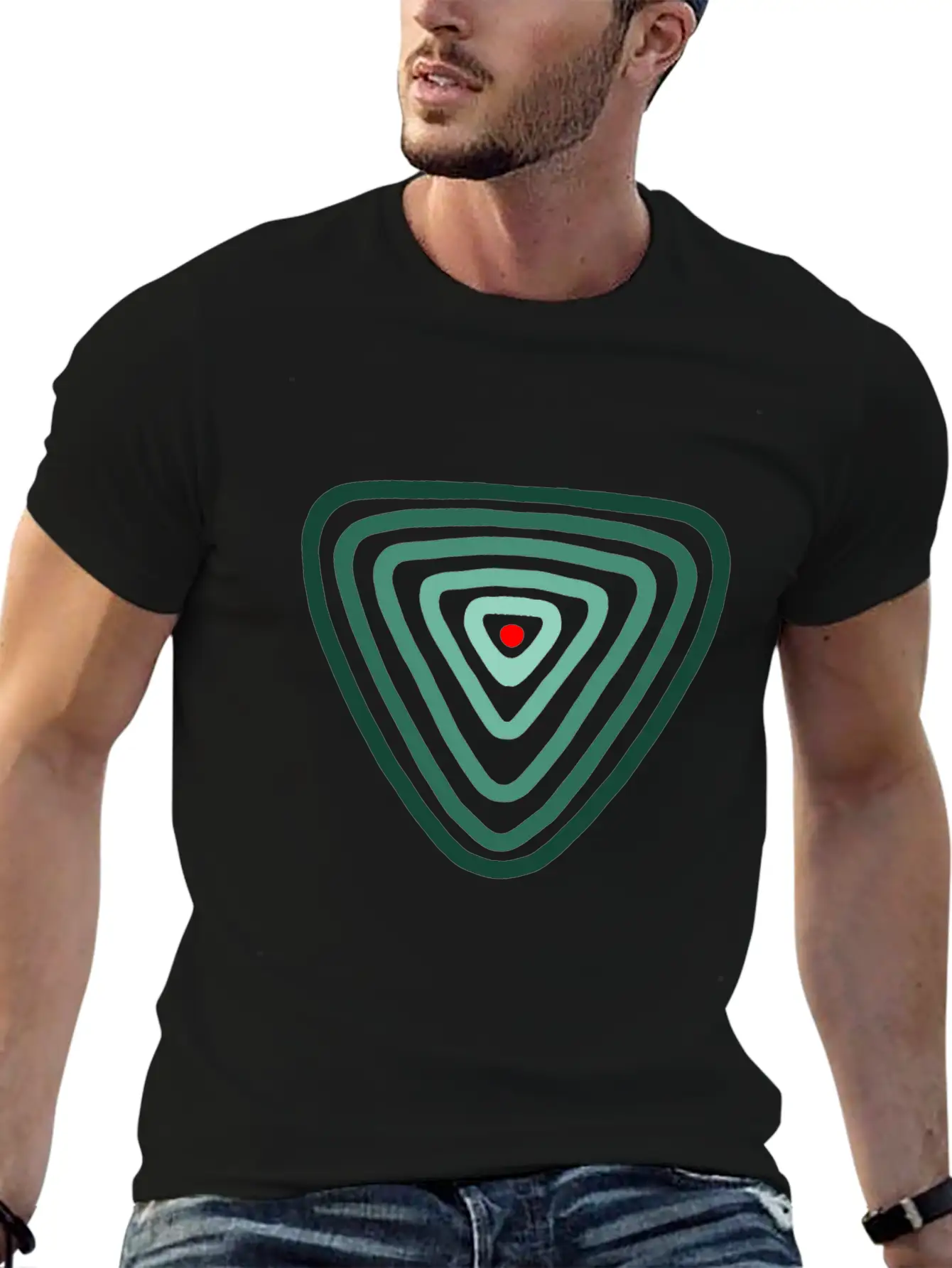 Target Point Unisex Casual T-Shirt – Clean Design For Daily Comfort
