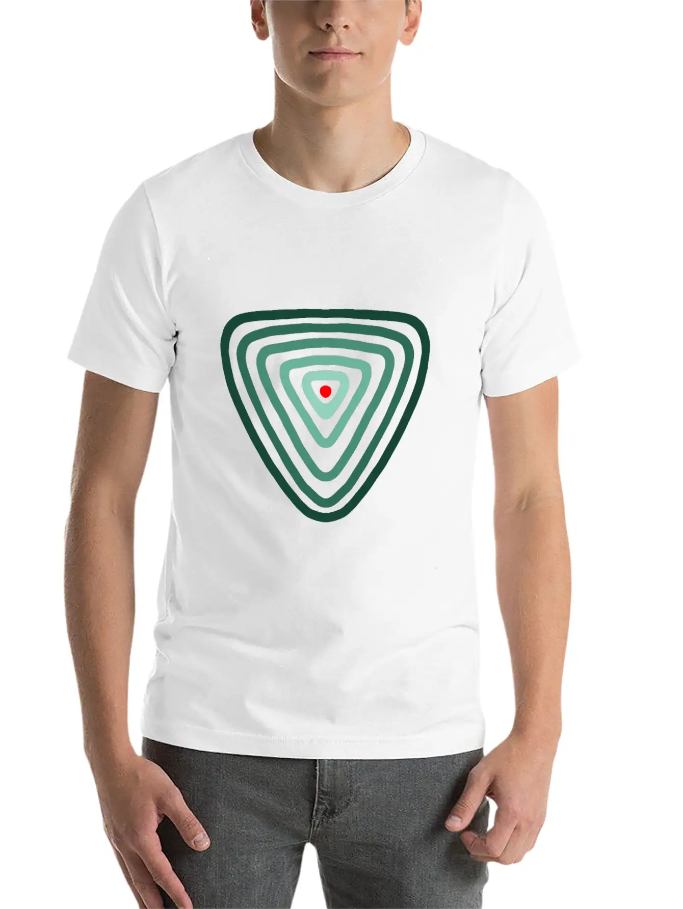 Target Point Unisex Casual T-Shirt – Clean Design For Daily Comfort