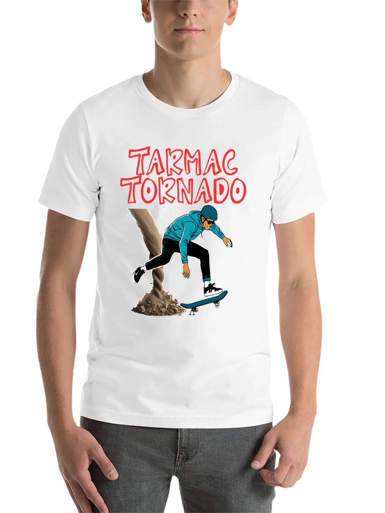 Tarmac Tornado Unisex Casual T-Shirt – Clean Design For Daily Comfort