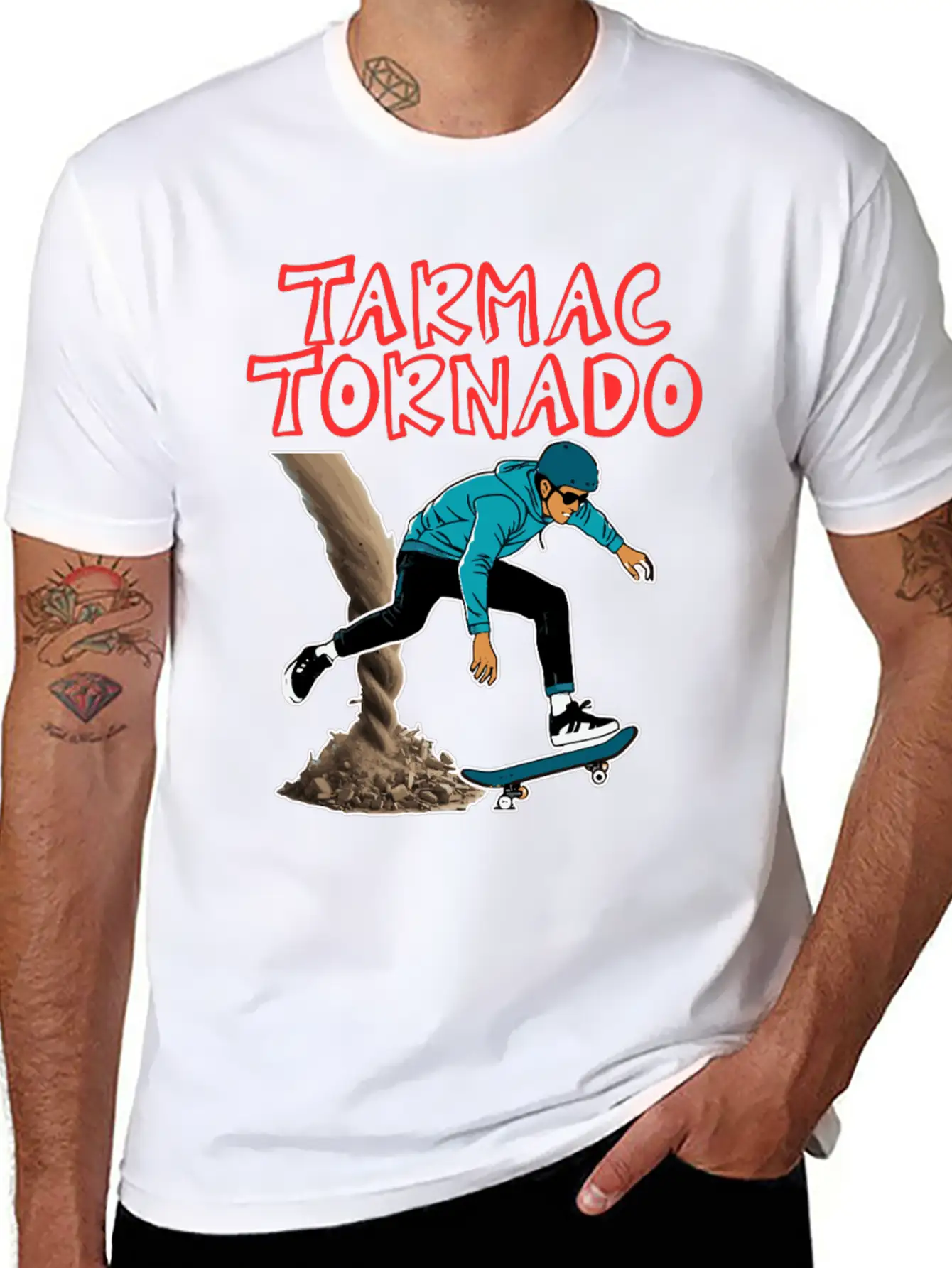 Tarmac Tornado Unisex Casual T-Shirt – Clean Design For Daily Comfort
