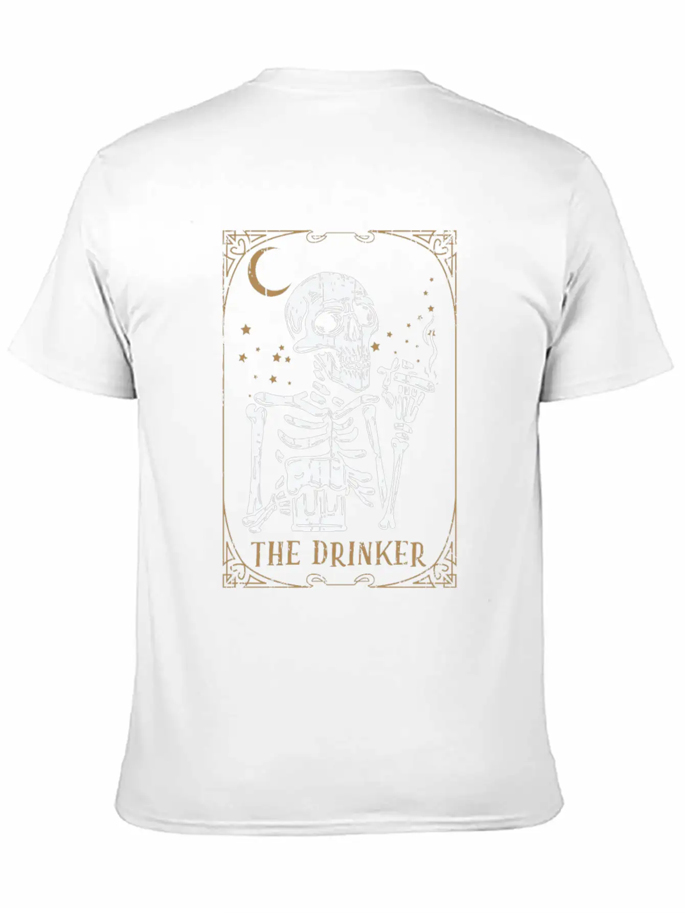 Tarot Card Occult Club Gothic Vice Drinker Soft Cotton Short Sleeve Tee – Unisex Wardrobe Staple