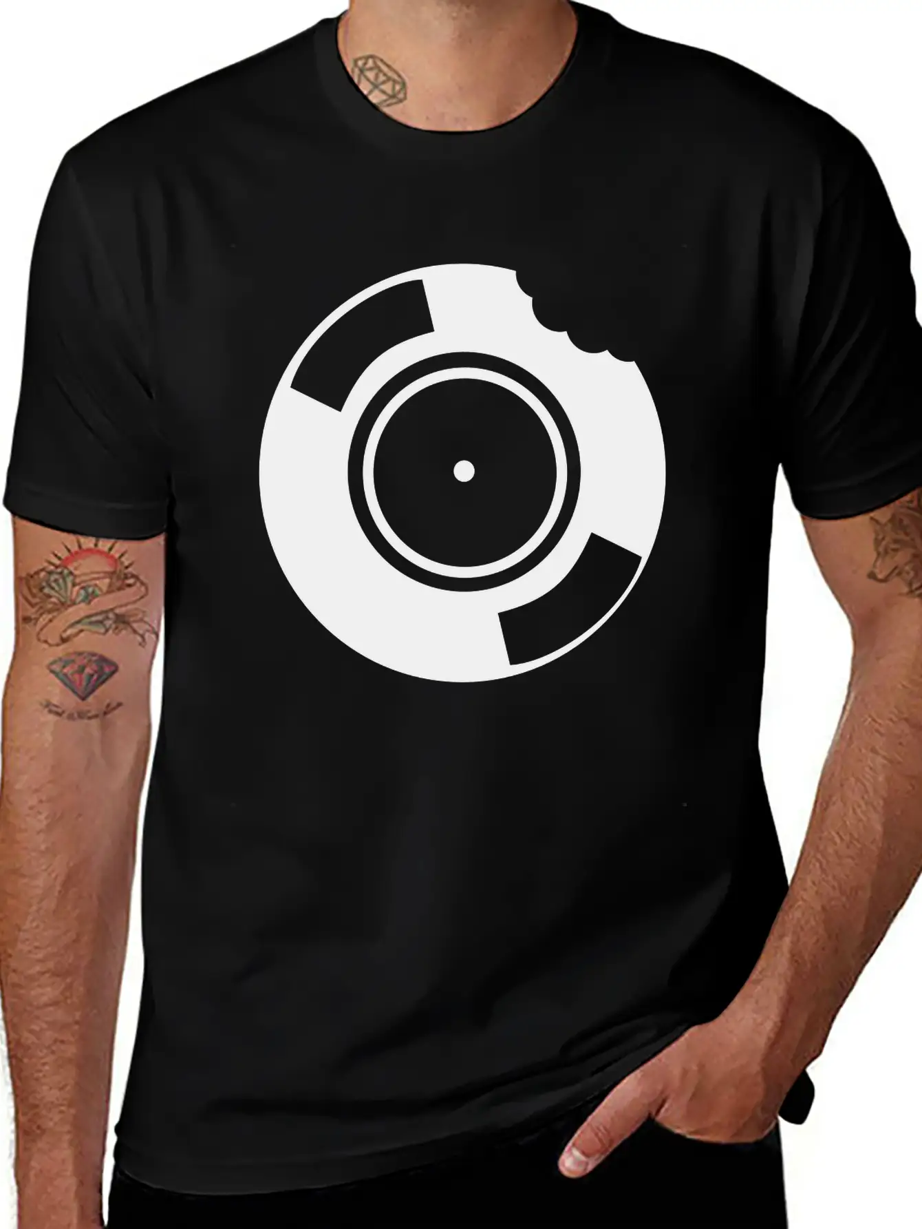 Tasty Vinyl DJ Lightweight Cotton T-Shirt – Daily Comfort Graphic Shirt