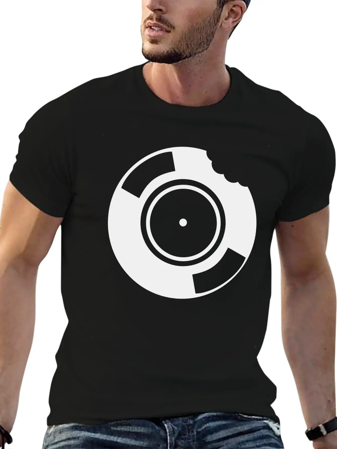 Tasty Vinyl DJ Lightweight Cotton T-Shirt – Daily Comfort Graphic Shirt