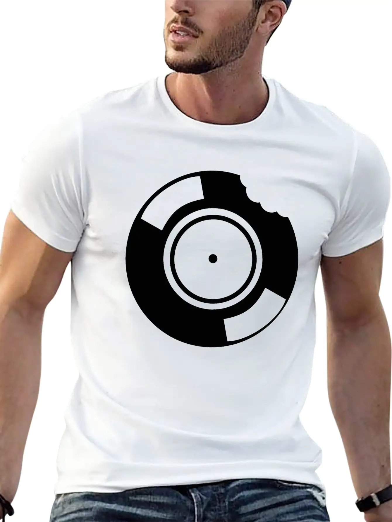 Tasty Vinyl DJ Lightweight Cotton T-Shirt – Daily Comfort Graphic Shirt