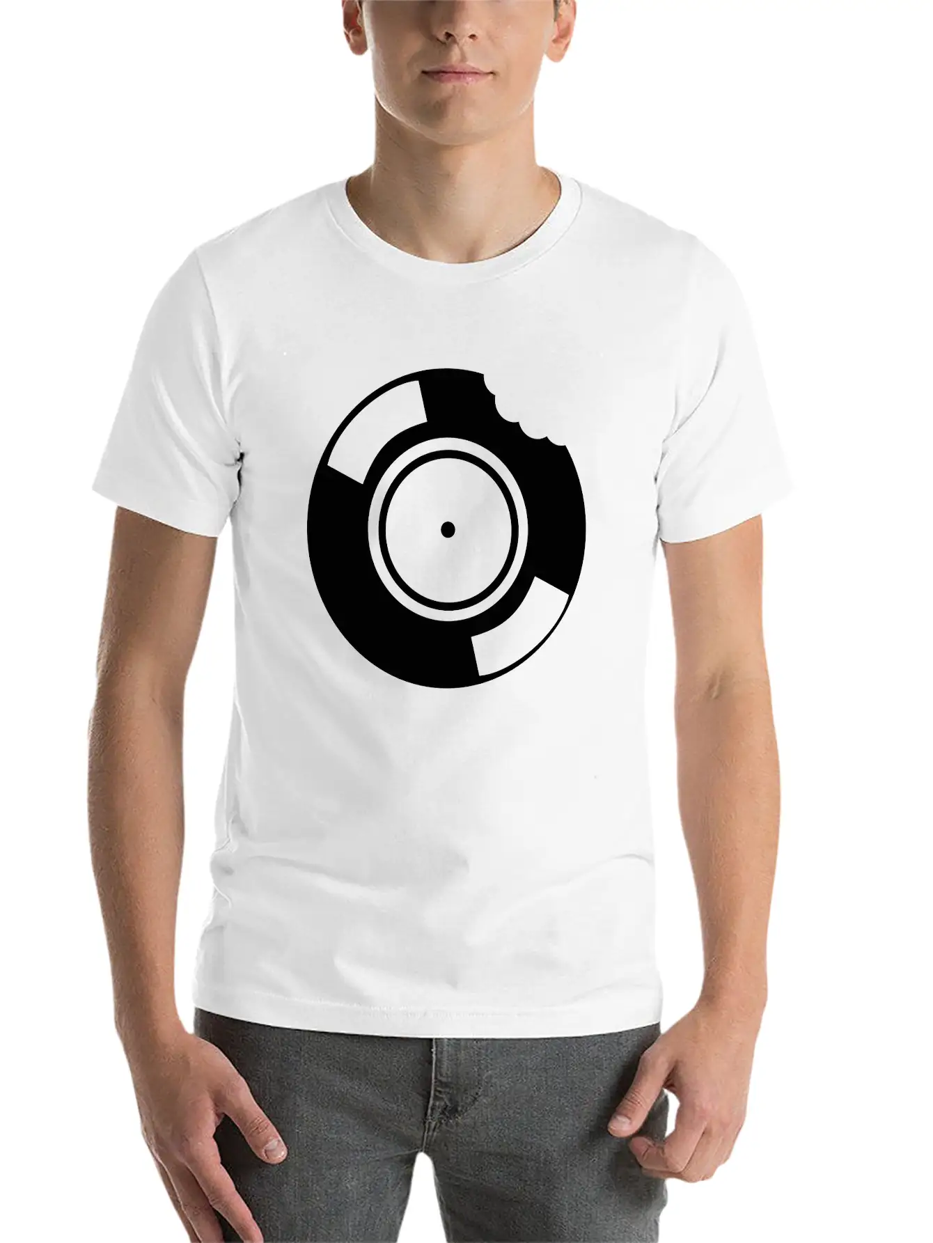 Tasty Vinyl DJ Lightweight Cotton T-Shirt – Daily Comfort Graphic Shirt