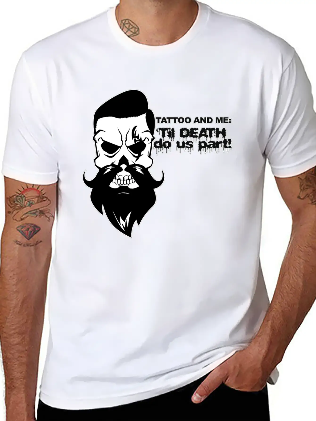 Tattoo Unisex Casual T-Shirt – Clean Design For Daily Comfort