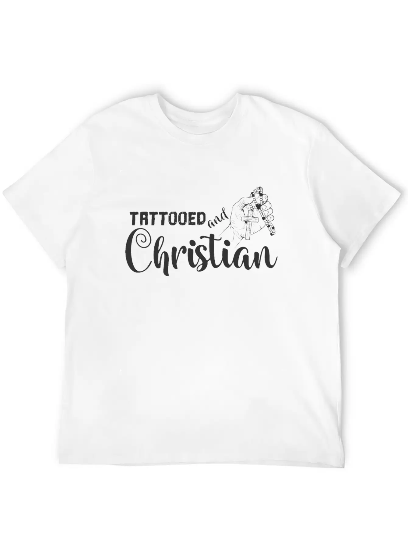 Tattooed And Christian Tattoo Basic Graphic T-Shirt – Daily Comfort In Soft Cotton