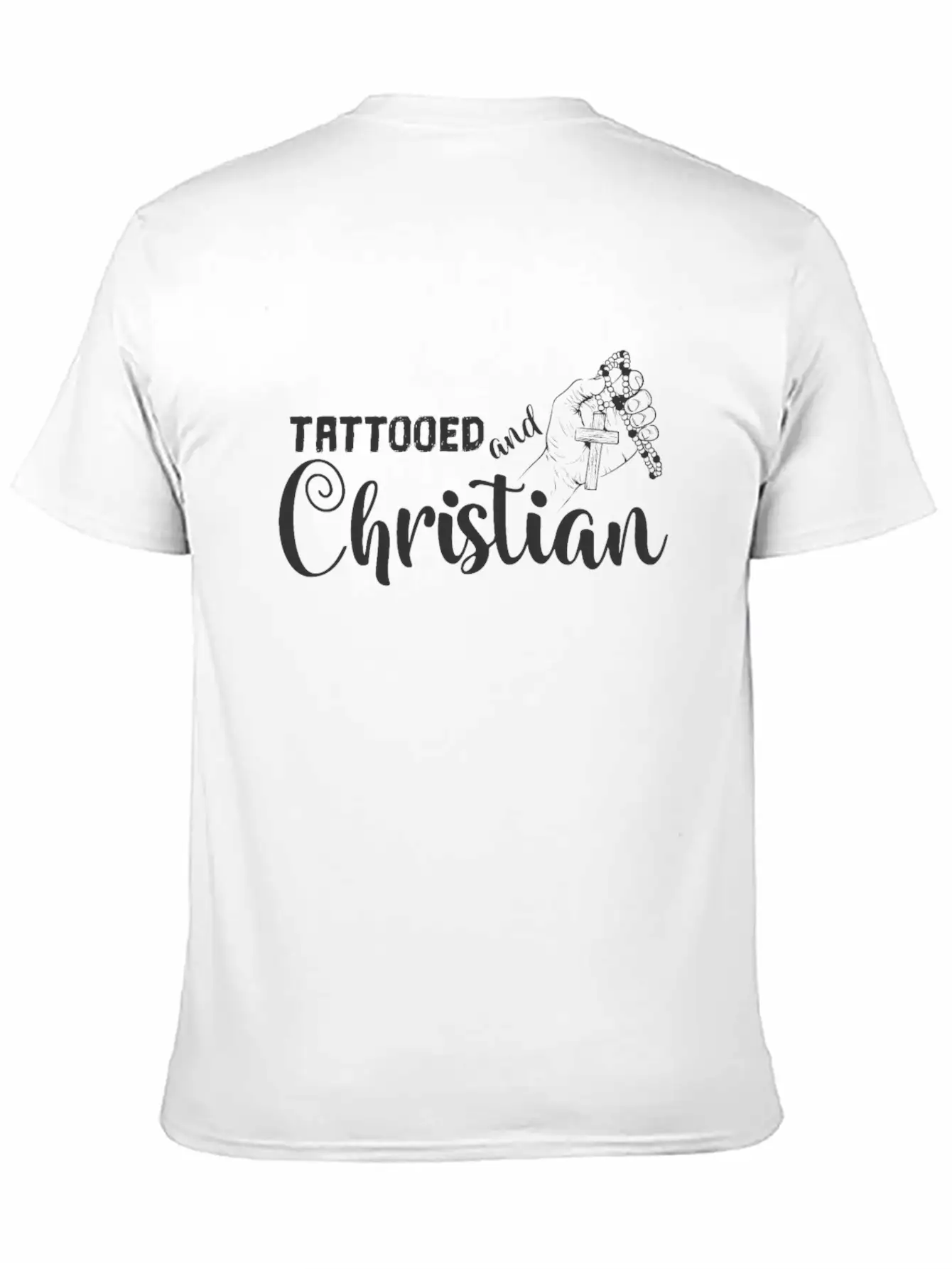 Tattooed And Christian Tattoo Basic Graphic T-Shirt – Daily Comfort In Soft Cotton