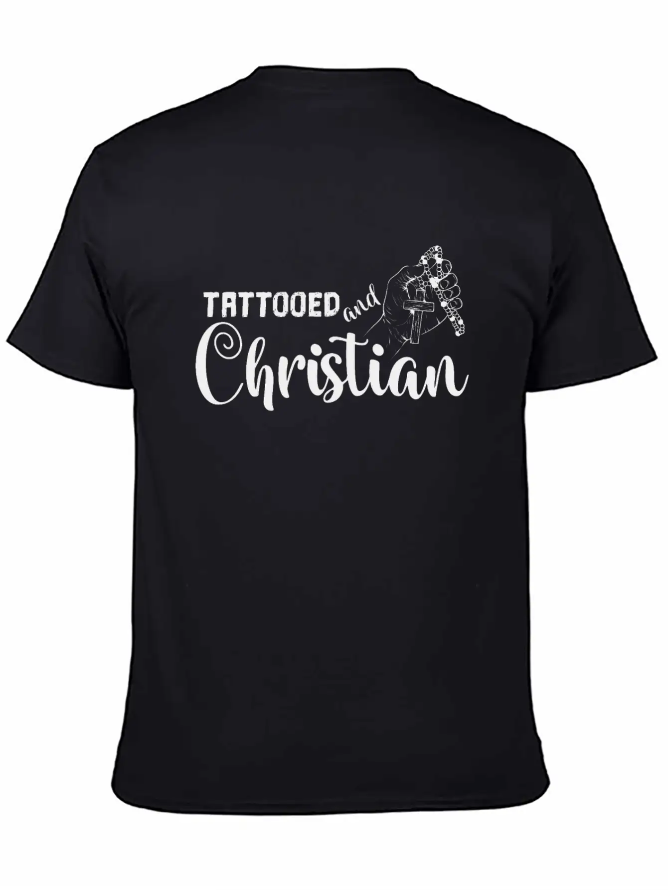 Tattooed And Christian Tattoo Basic Graphic T-Shirt – Daily Comfort In Soft Cotton