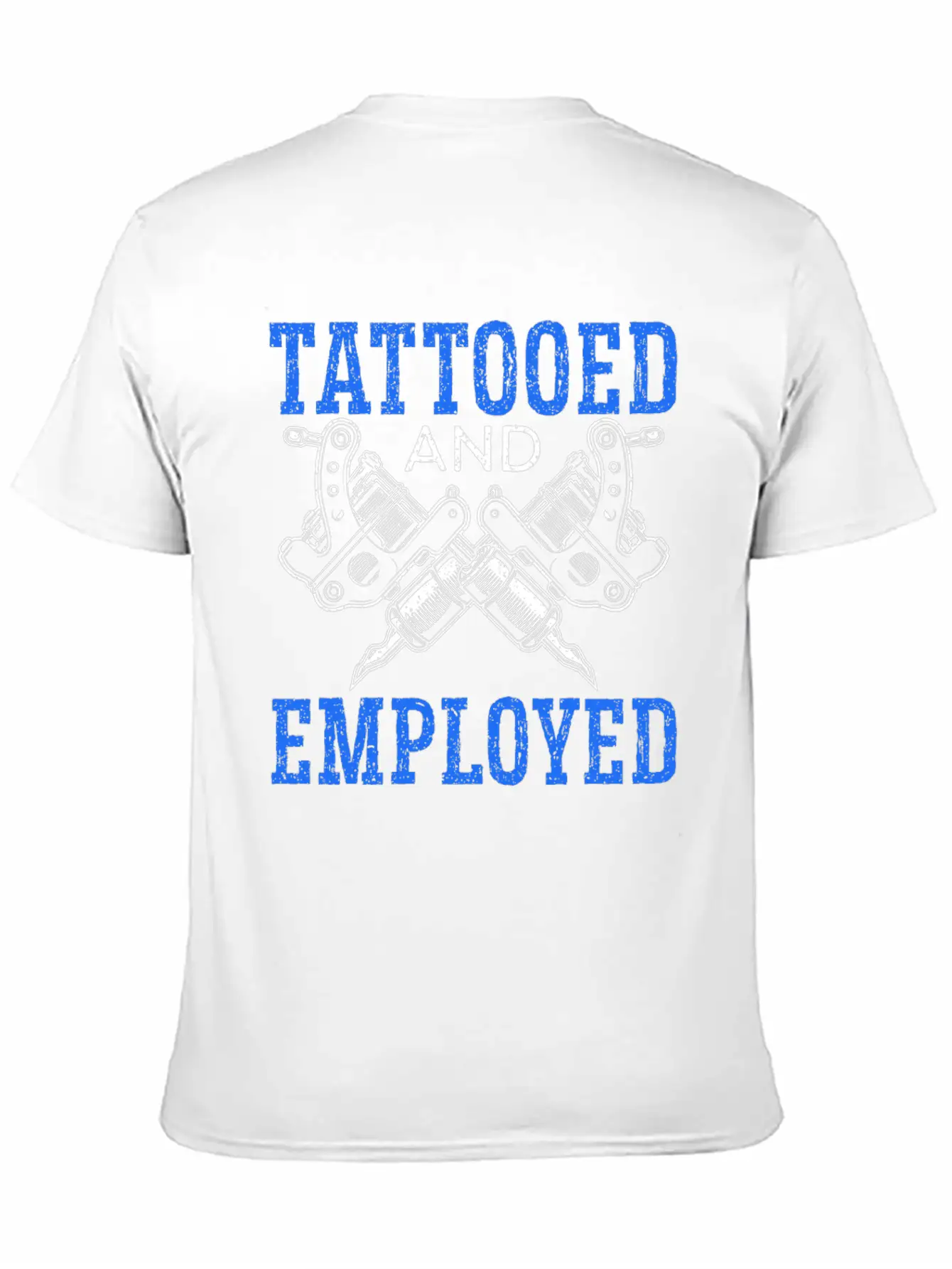 Tattooed And Employed Tattoo Tattooing Ink Junkie Modern Fit Casual T-Shirt – Clean And Versatile Design